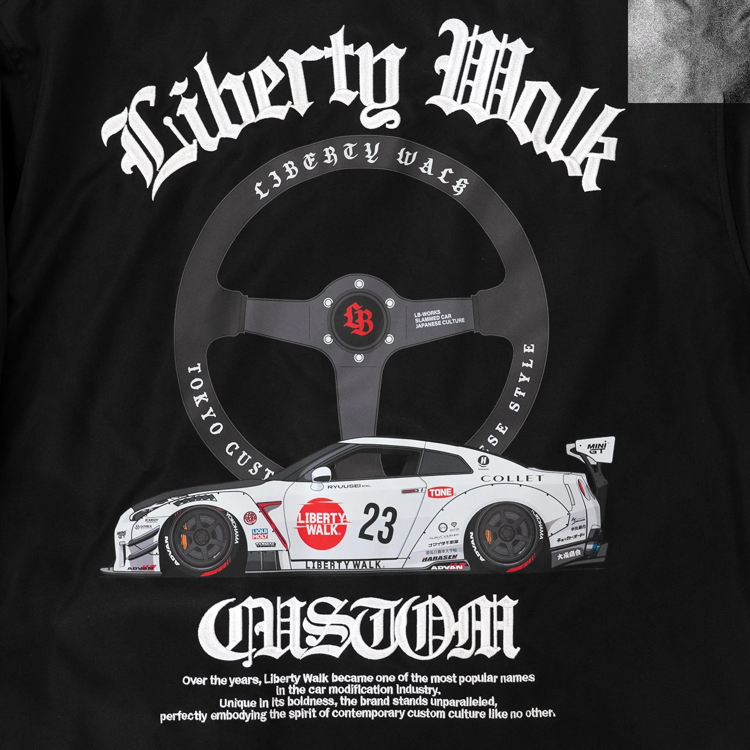 LB Coach Jacket Steering R35 Black - Image 3