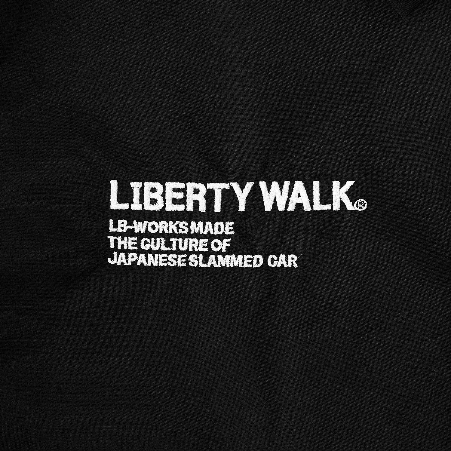 LB Coach Jacket Thorn Logo Black - Image 3