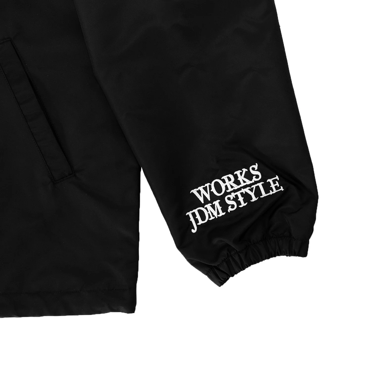 LB Coach Jacket Thorn Logo Black - Image 6