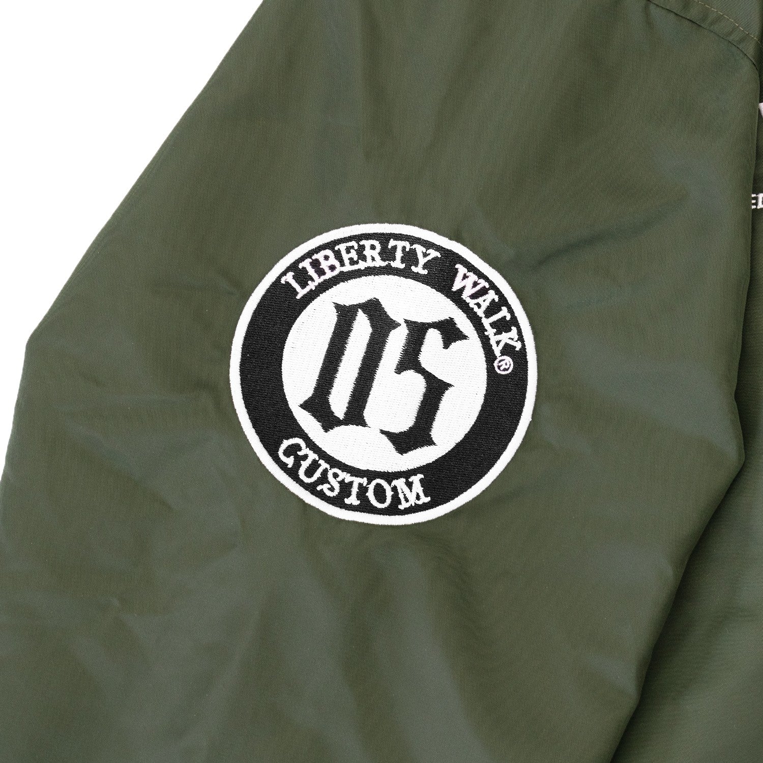 LB Coach Jacket Thorn Logo Khaki - Image 4