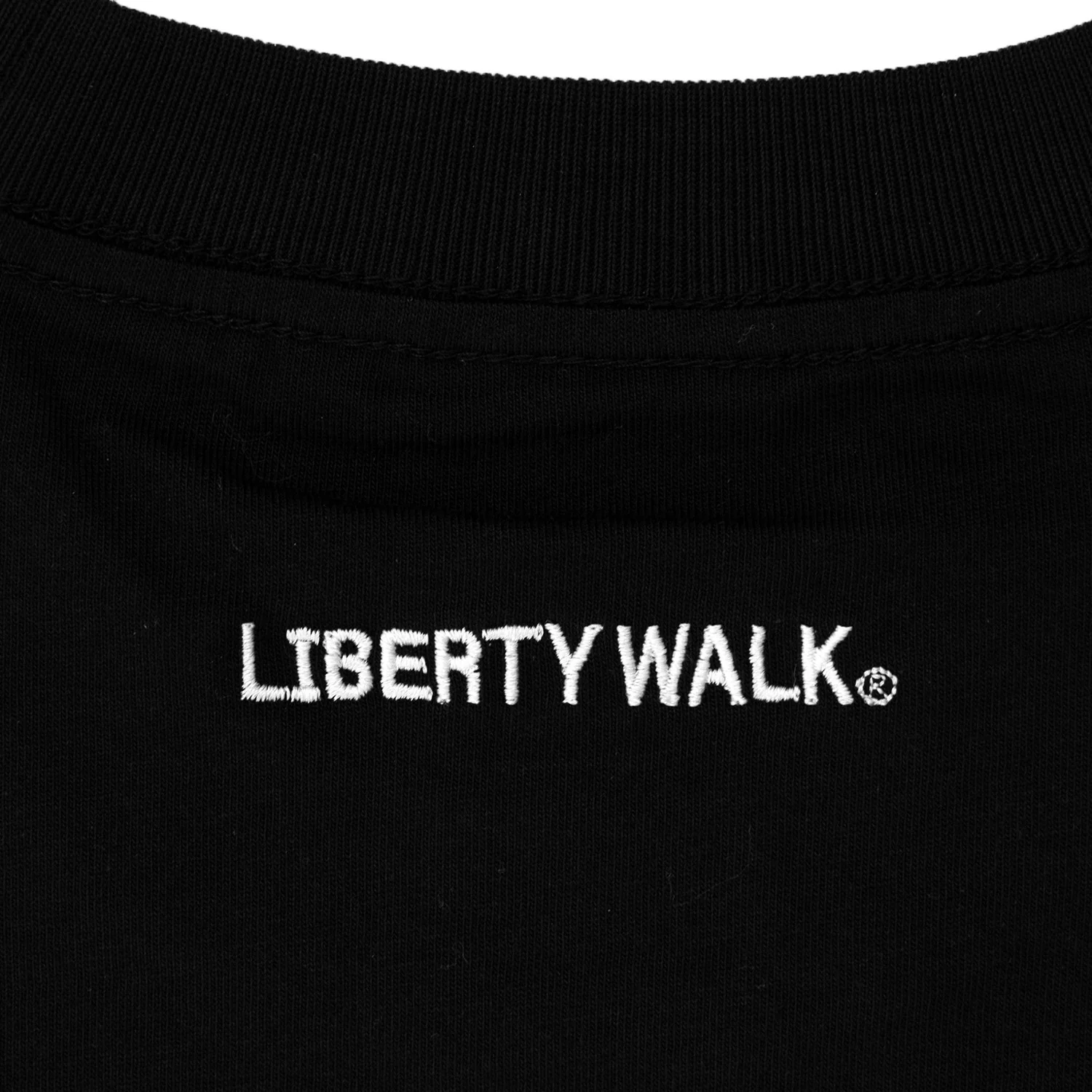 LB Embroidery Logo Tee (Black) - Image 4