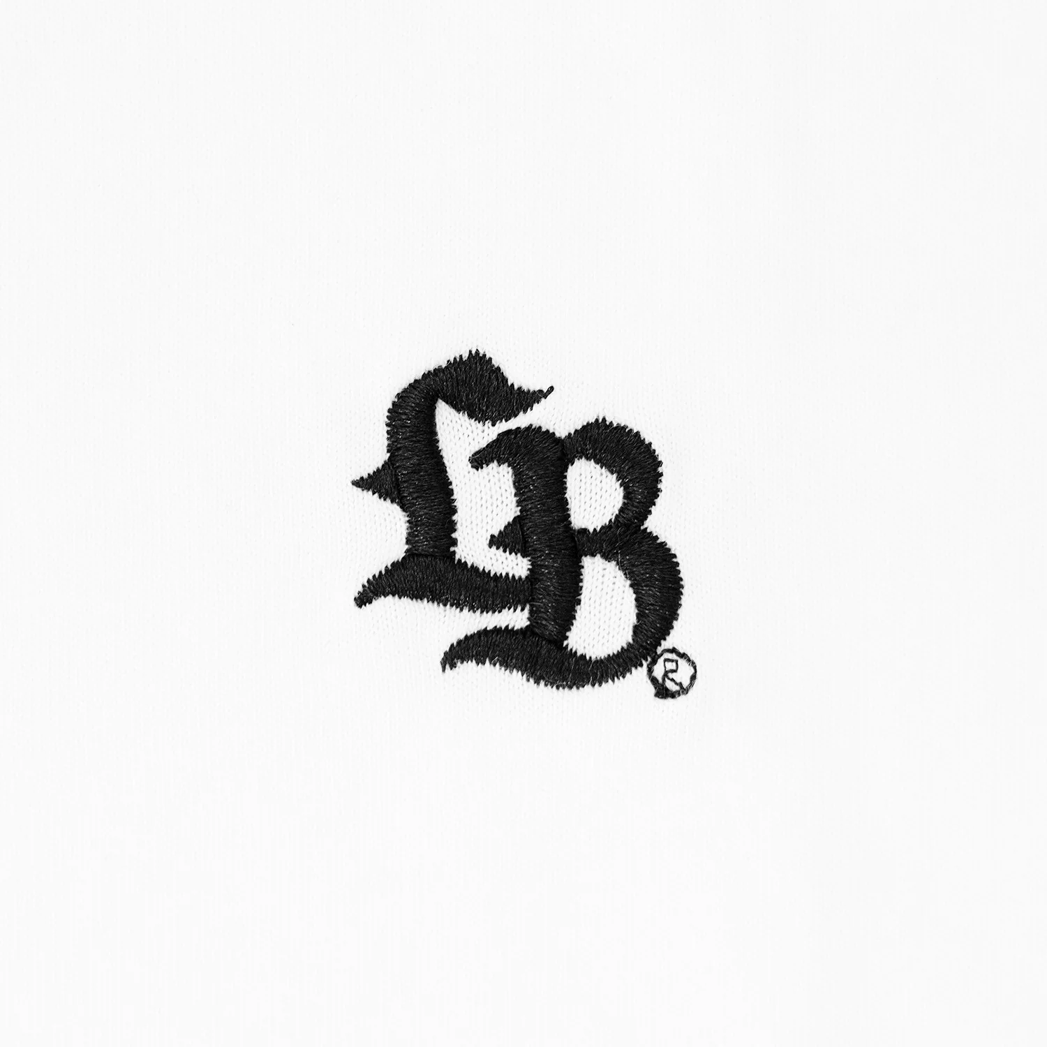 LB Embroidery Logo Tee (White) - Image 3