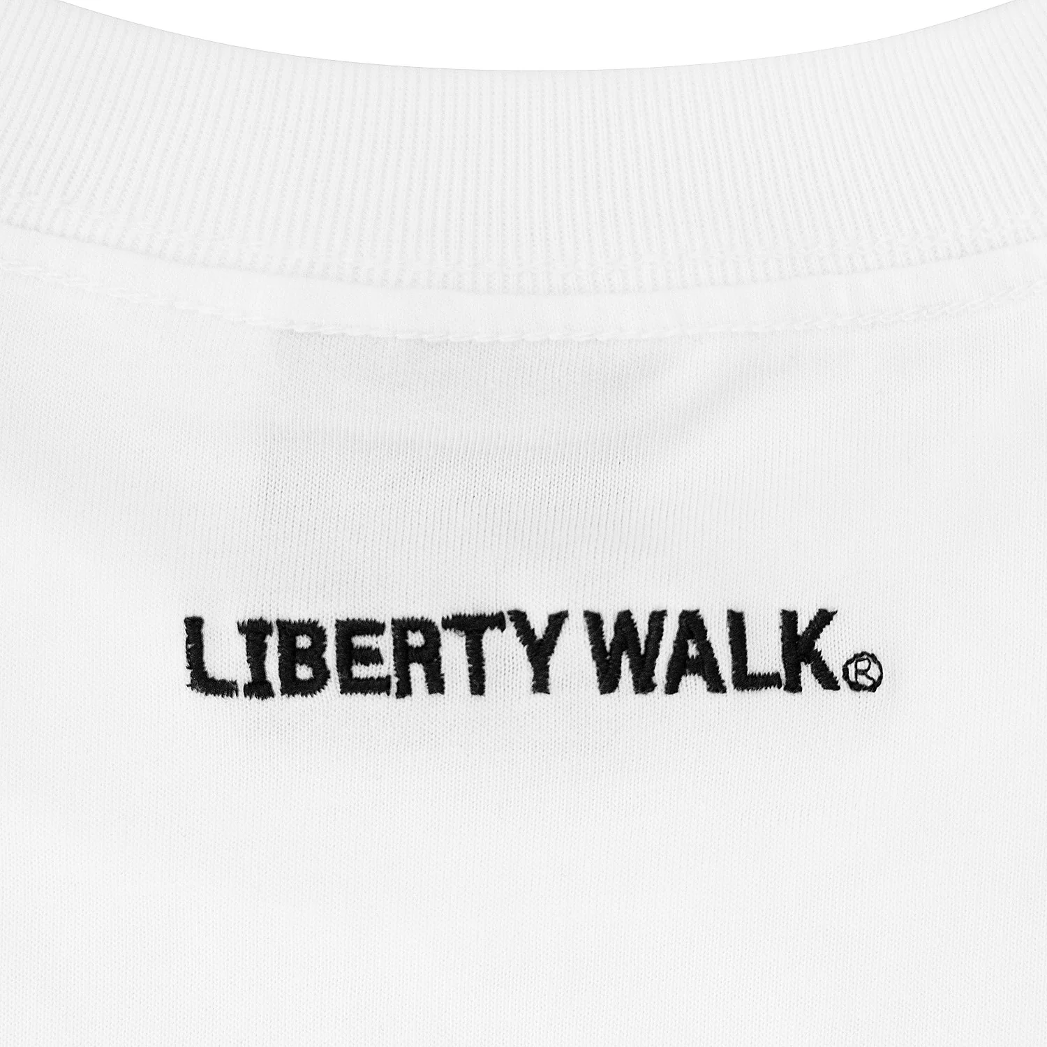 LB Embroidery Logo Tee (White) - Image 4
