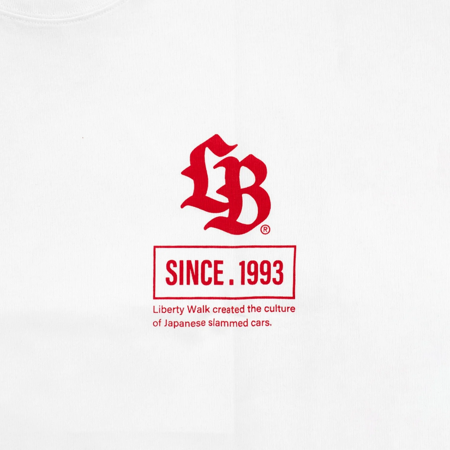 LB JDM 'Box' R34 T-Shirt White - Image 4