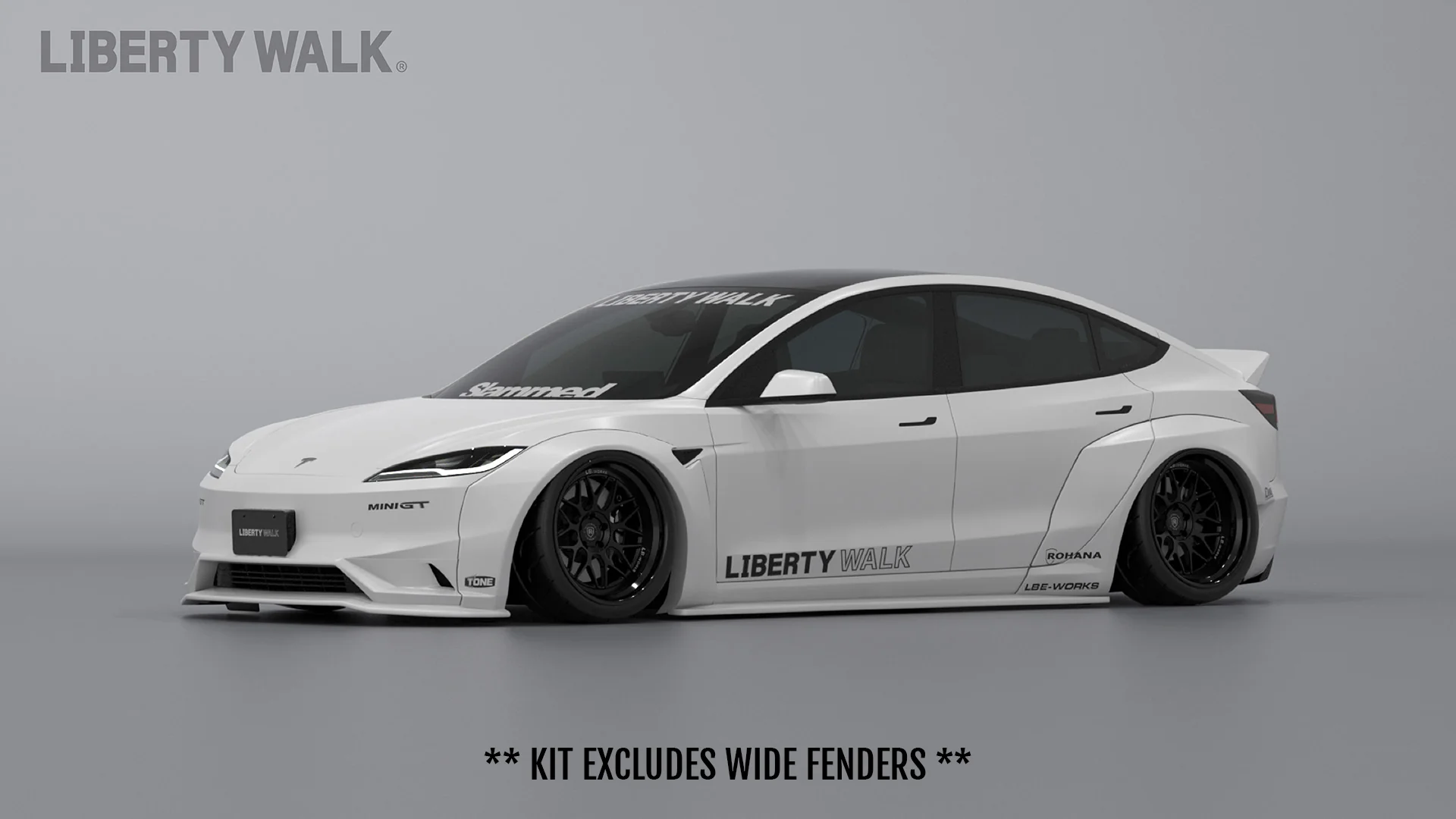 LB Model 3 Complete body kit (FRP) - Image 4