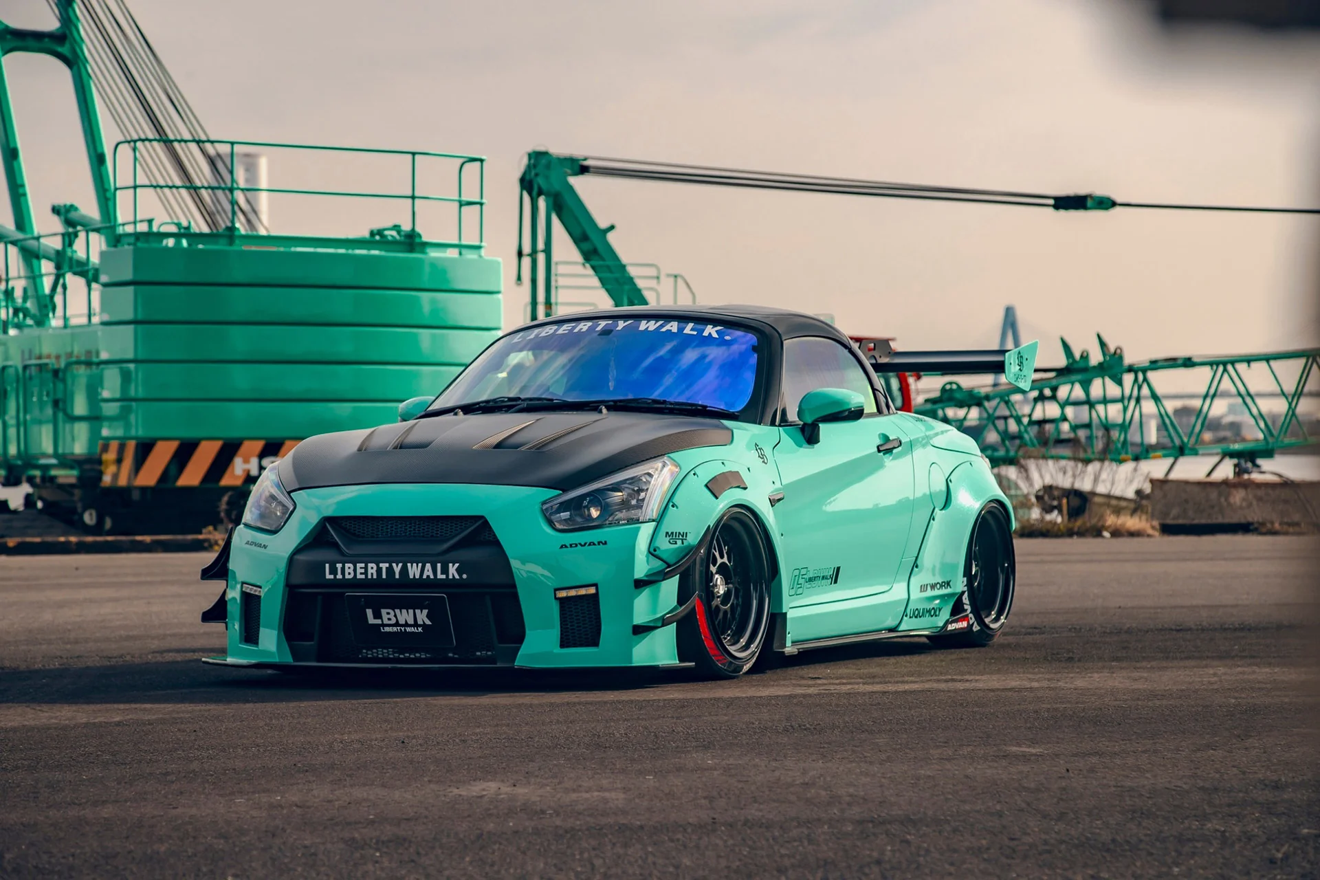LB Nation Daihatsu Copen GT-K Type 2 Complete Body Kit FRP (LB84-01) - Image 4