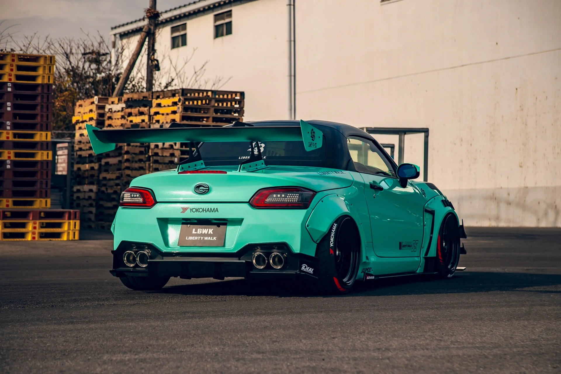 LB Nation Daihatsu Copen GT-K Type 2 Complete Body Kit FRP (LB84-01) - Image 6
