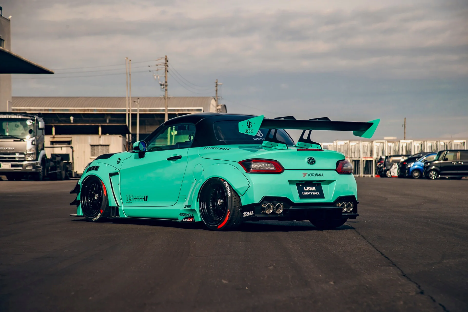 LB Nation Daihatsu Copen GT-K Type 2 Complete Body Kit FRP (LB84-01) - Image 2