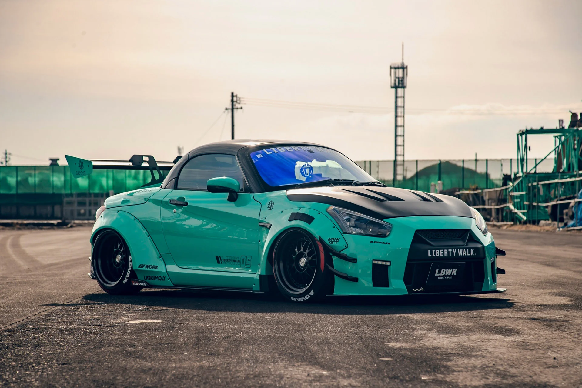 LB Nation Daihatsu Copen GT-K Type 2 Complete Body Kit FRP (LB84-01) - Image 7