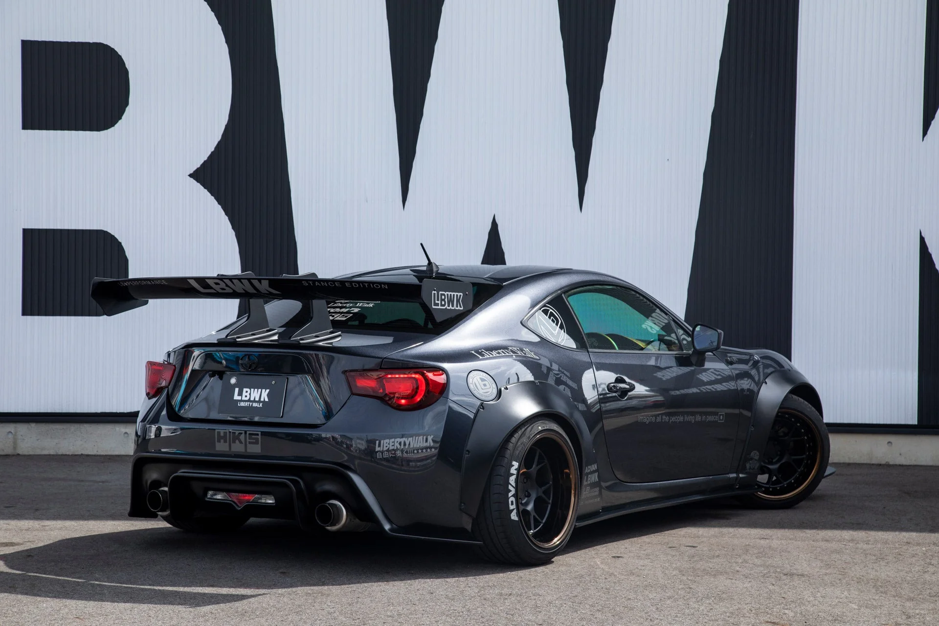 LB Nation GT86 Lip Type Ver.1 (GT Wing) Complete Body Kit -2015 FRP (LB36-01) - Image 2