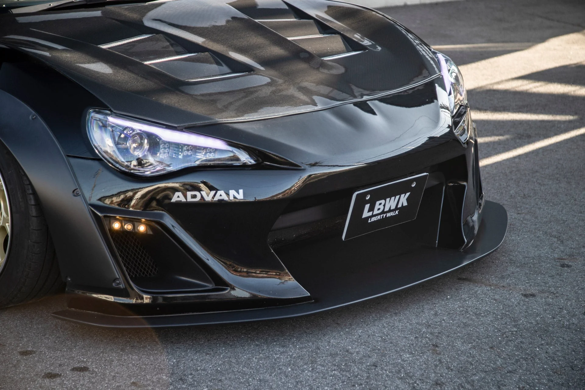 LB Nation GT86/Subaru BRZ WORKS Bumper Type Ver.1 (GT Wing) Complete Body Kit FRP (LB36-03) - Image 3