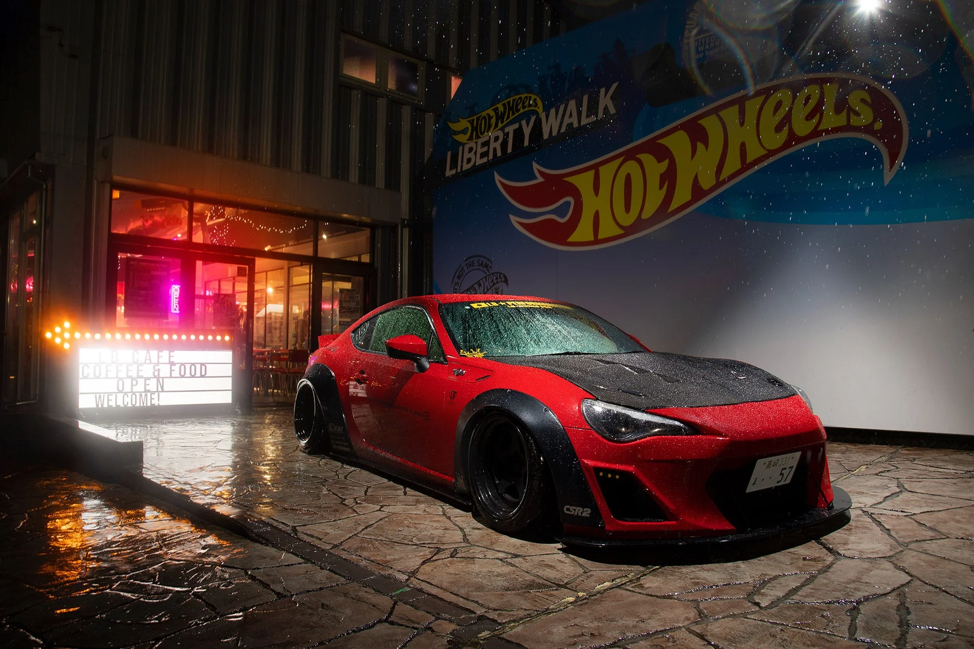 LB Nation GT86/Subaru BRZ WORKS Bumper Type Ver.2 (Ducktail) Complete Body Kit FRP (LB36-04) - Image 3