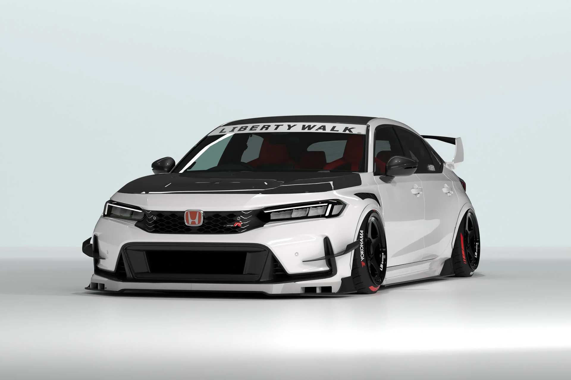 LB Nation Honda Civic Type R FL5 Complete Wide Body Kit FRP+CFRP