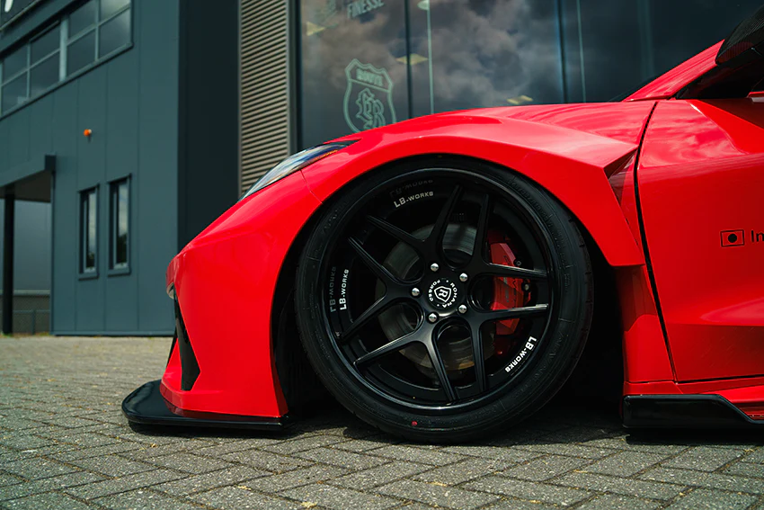 LB Silhouette WORKS Chevrolet Corvette C8 Complete kit (FRP) (LB64-01) - Image 3