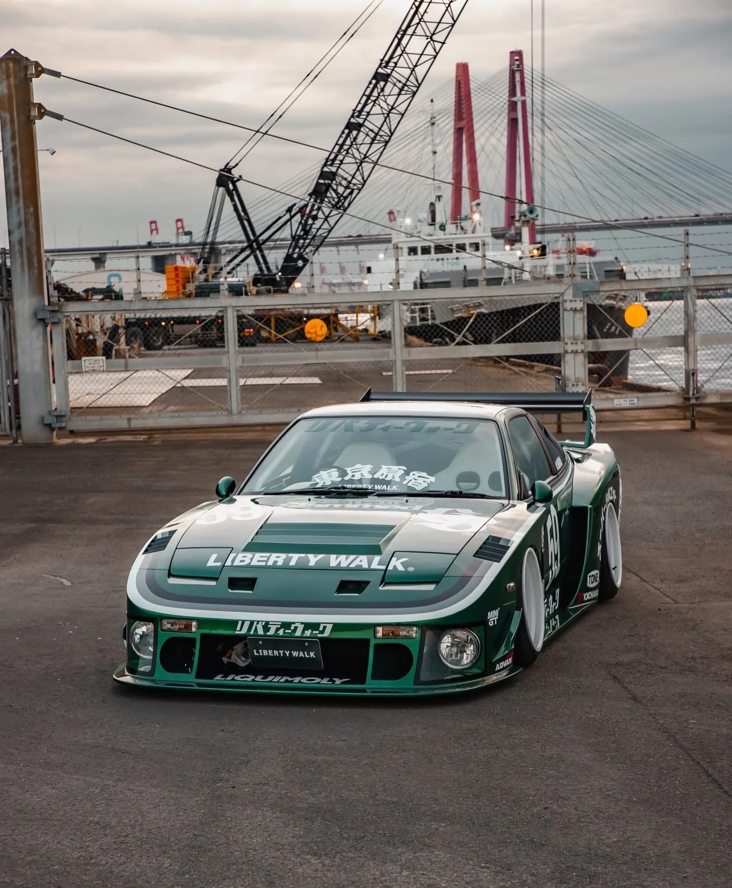 LB Super Silhouette Nissan 180SX Complete Body Kit FRP - Image 10