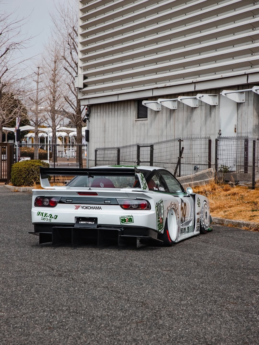 LB Super Silhouette Nissan 180SX Complete Body Kit FRP - Image 13