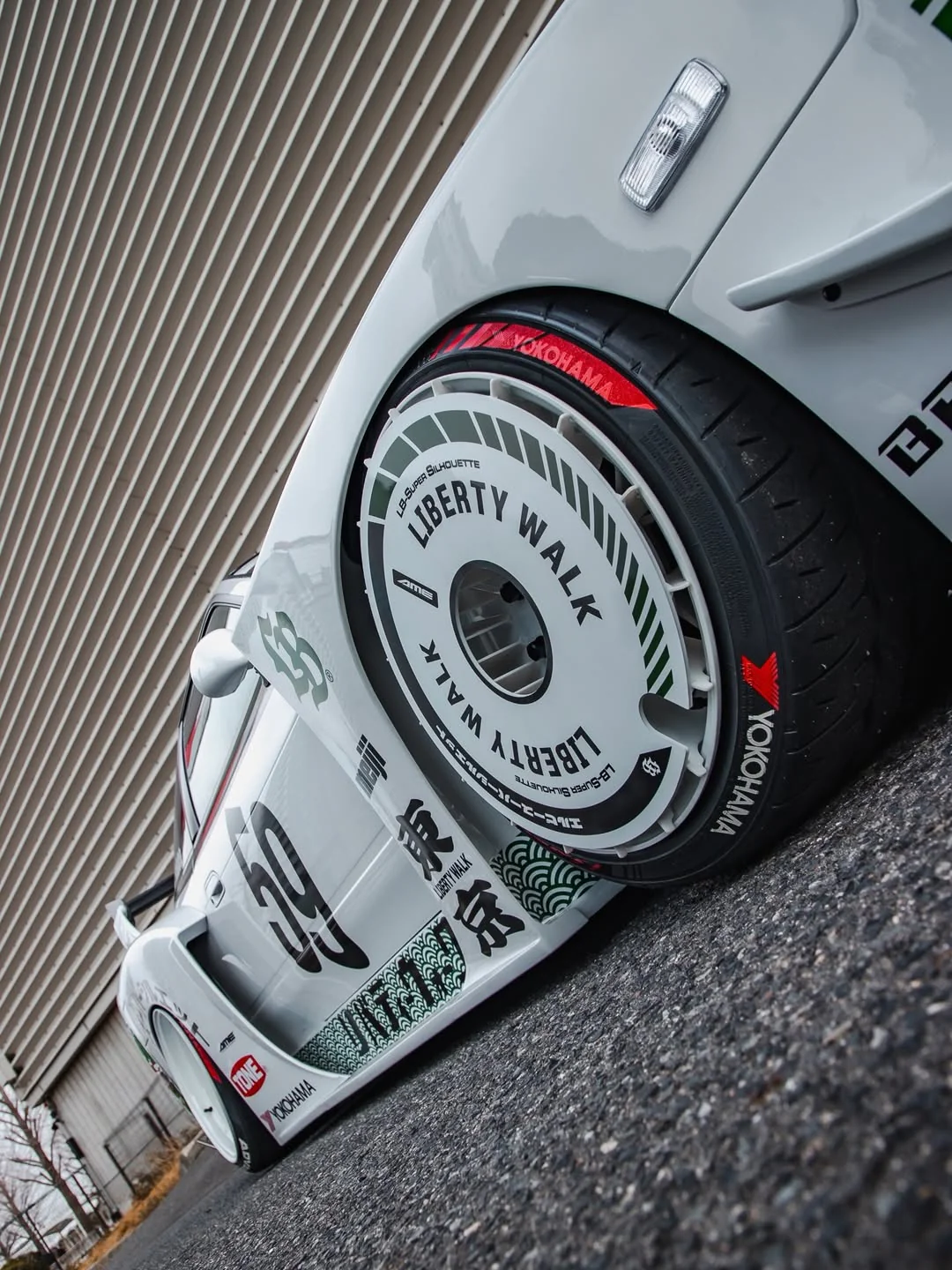 LB Super Silhouette Nissan 180SX Complete Body Kit FRP - Image 15