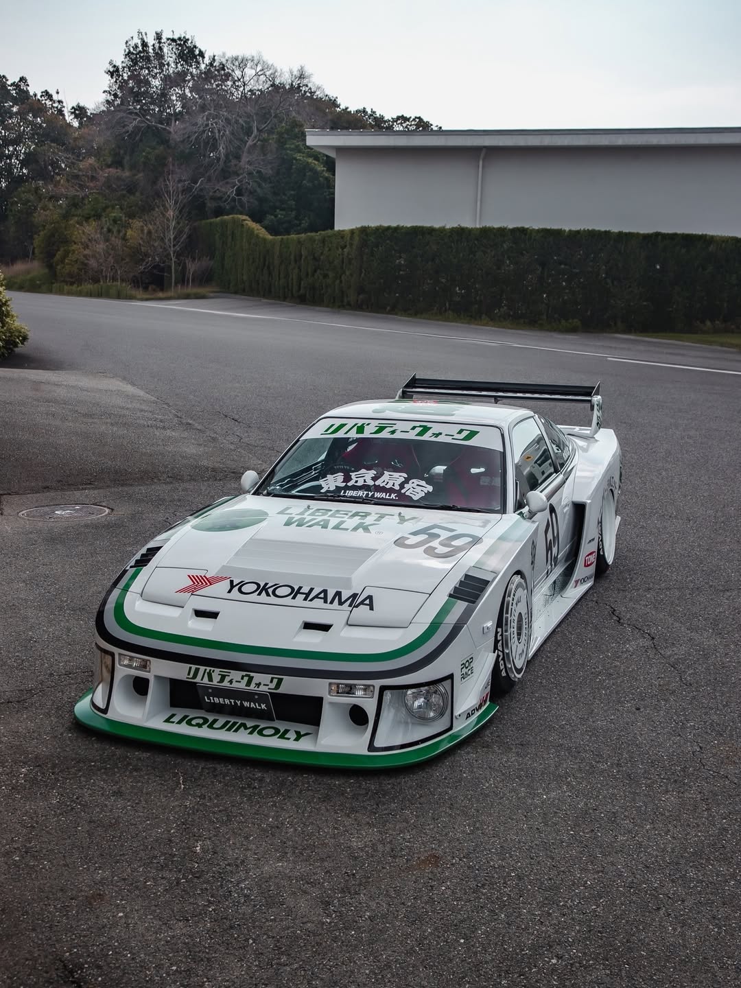 LB Super Silhouette Nissan 180SX Complete Body Kit FRP - Image 16