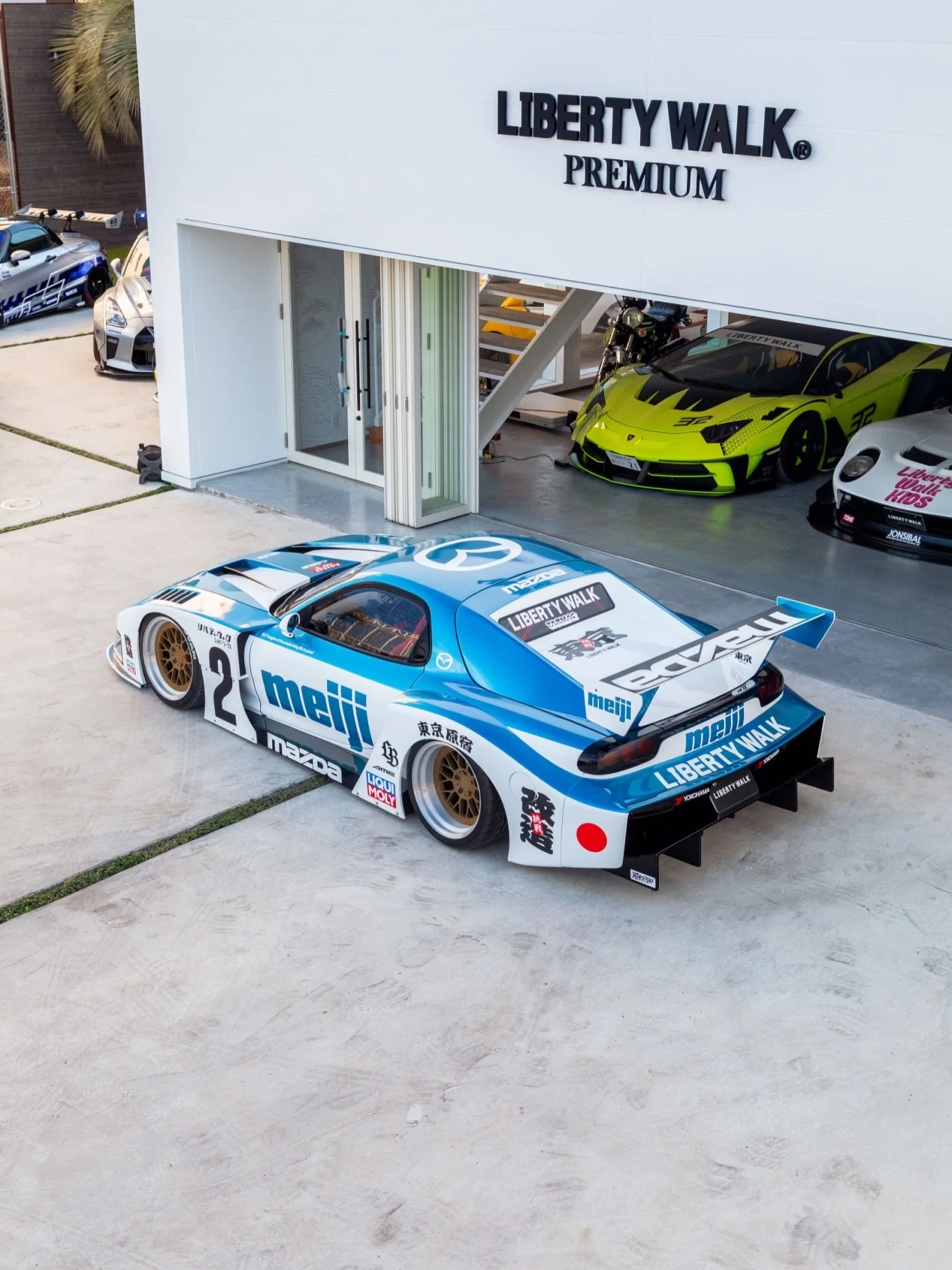 LB-Super Silhouette RX-7 Complete Body Kit (FRP) (LB62-01) - Image 19