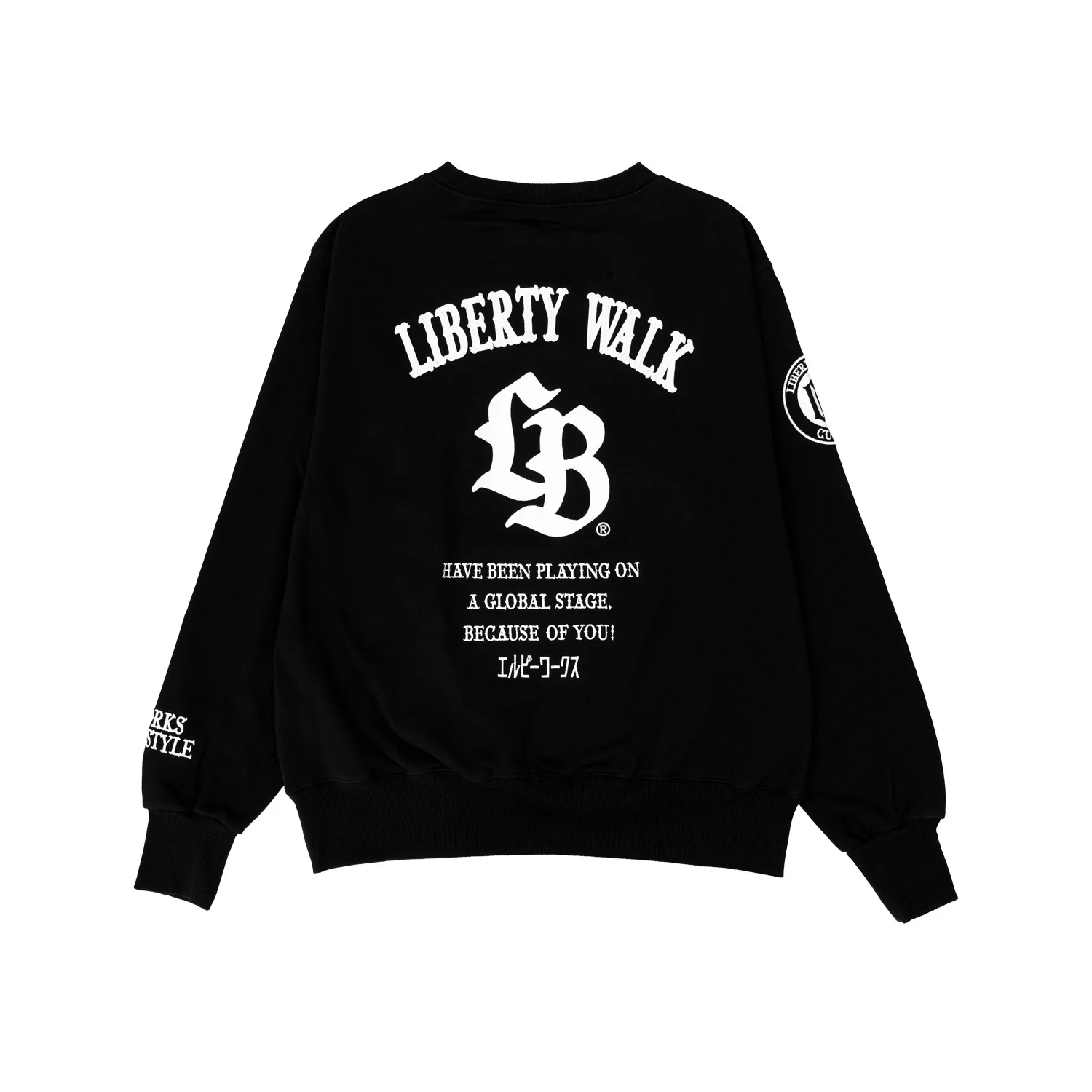 LB Thorn Embroidery Logo Sweatshirt Black