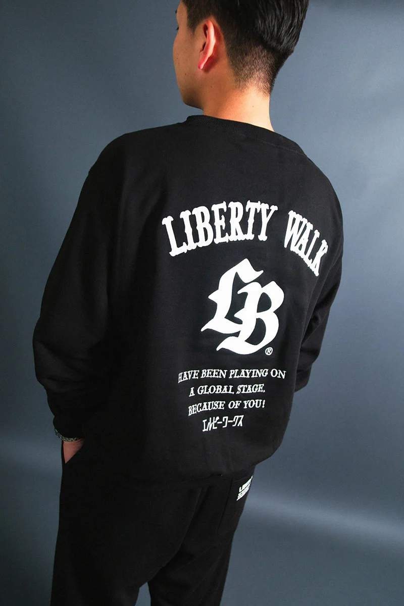 LB Thorn Embroidery Logo Sweatshirt Black - Image 10