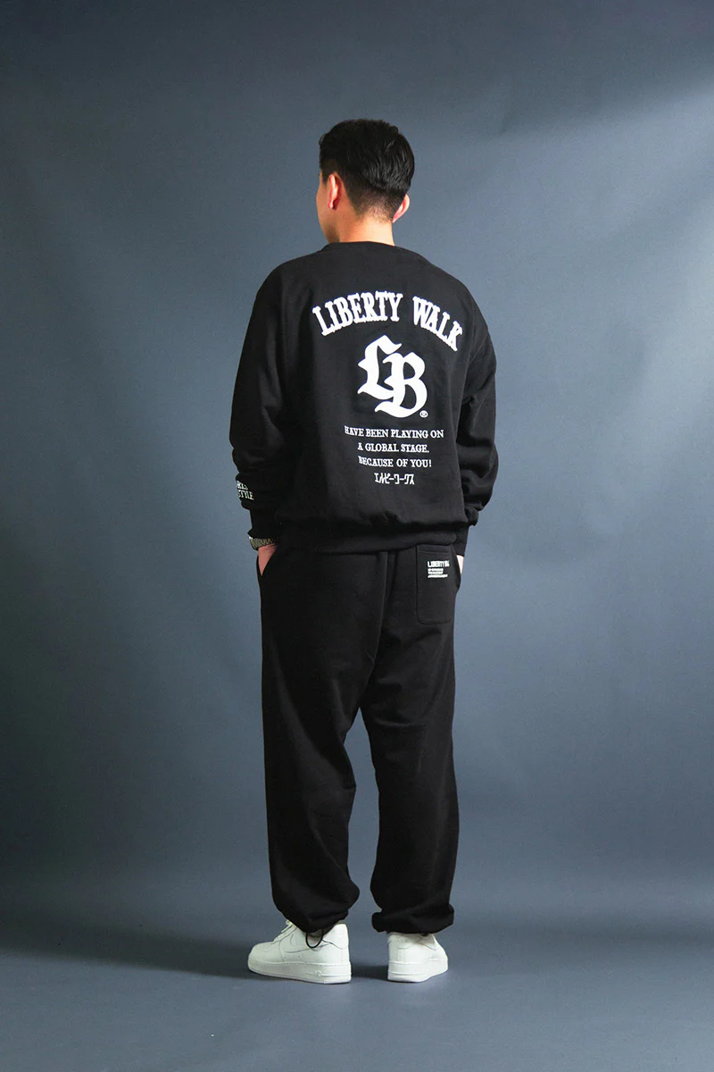 LB Thorn Embroidery Logo Sweatshirt Black - Image 8