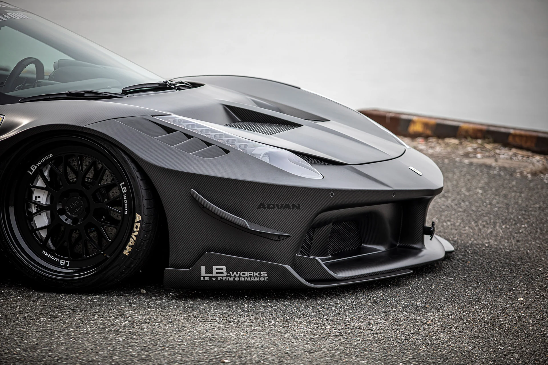 LB WORKS 458 GT Silhouette WORKS Complete body kit (Dry Carbon) (LB43-03) - Image 12