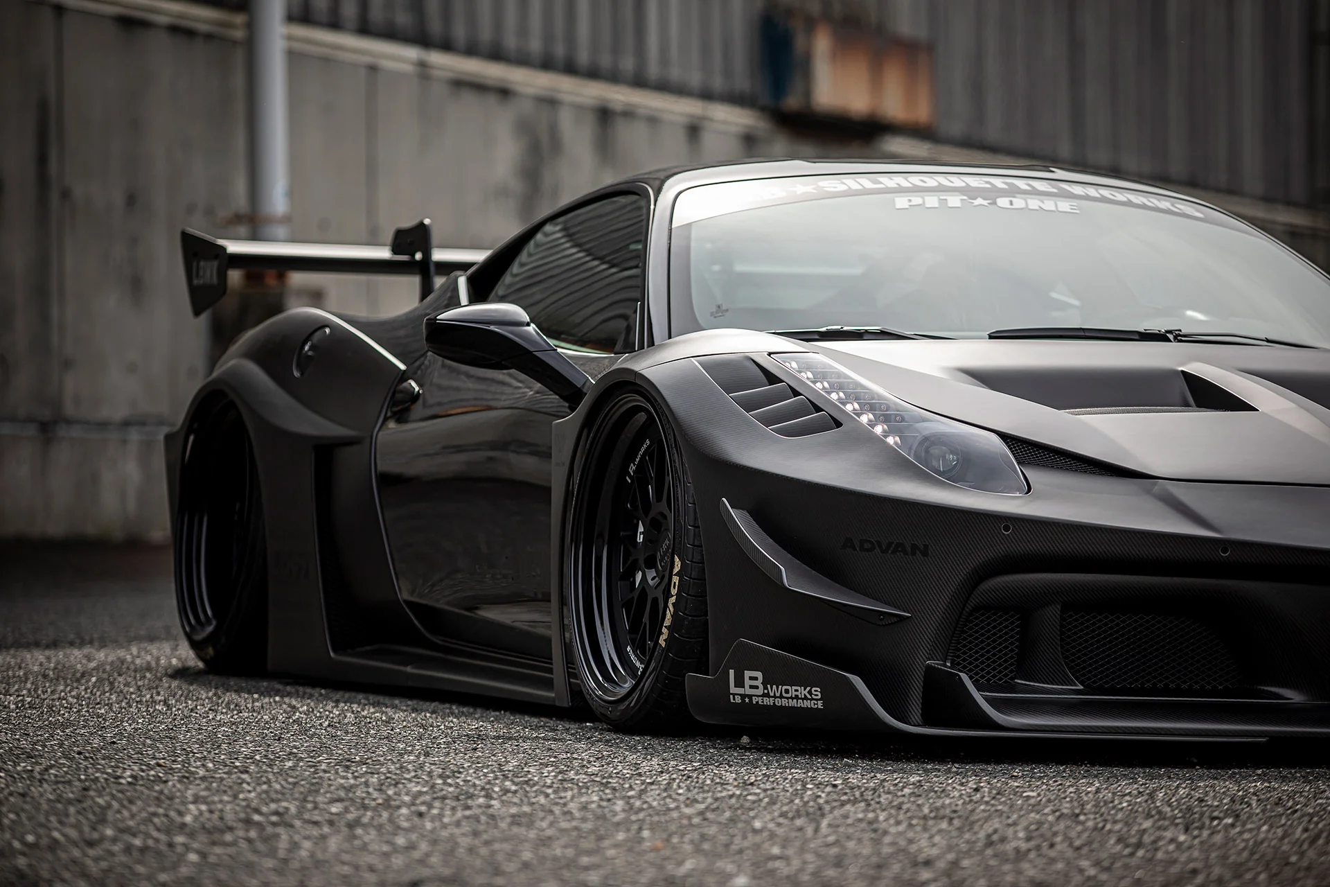 LB WORKS 458 GT Silhouette WORKS Complete body kit (Dry Carbon) (LB43-03) - Image 8