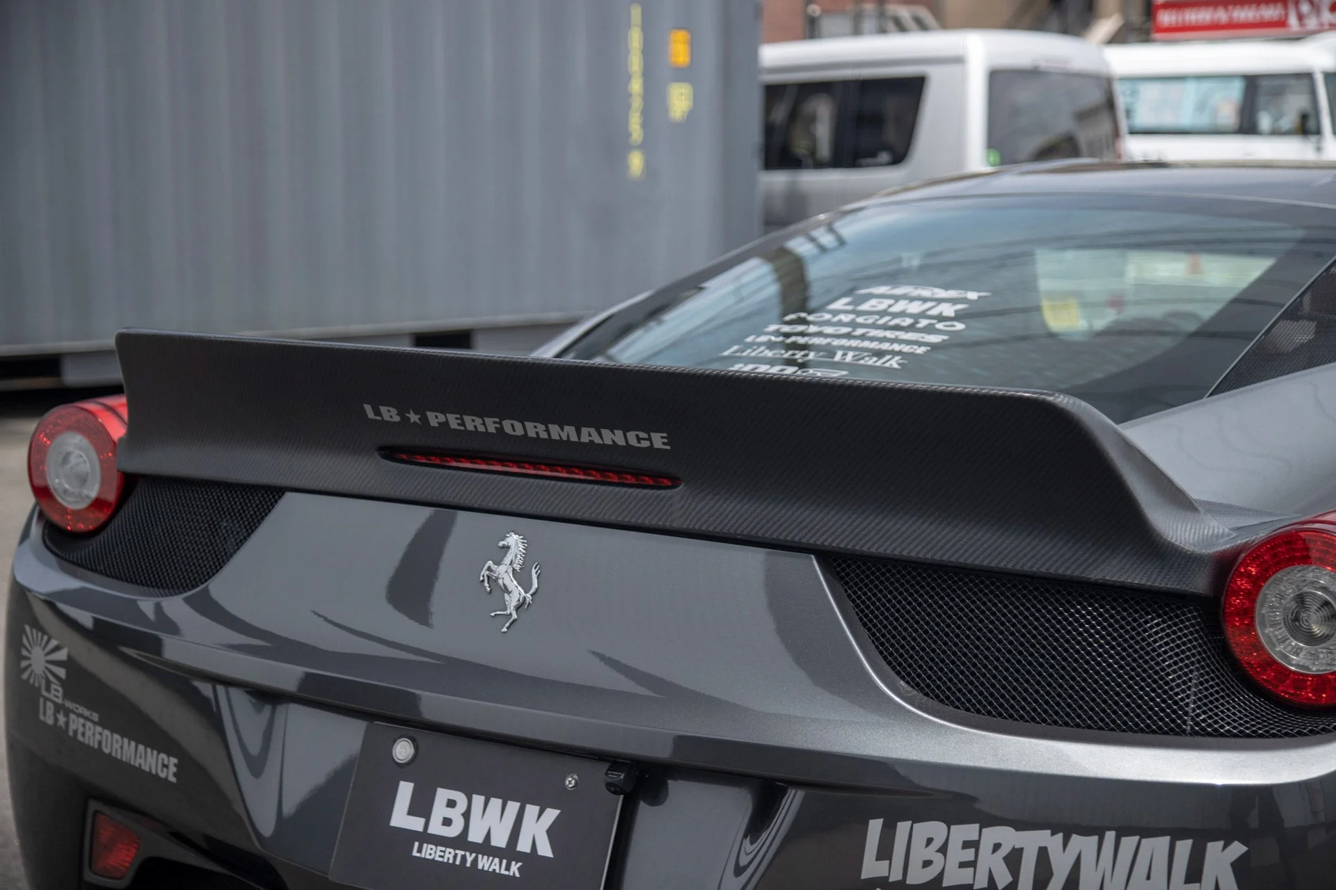 LB WORKS 458 Lip Spoiler complete body kit (CFRP) (LB05-03) - Image 3