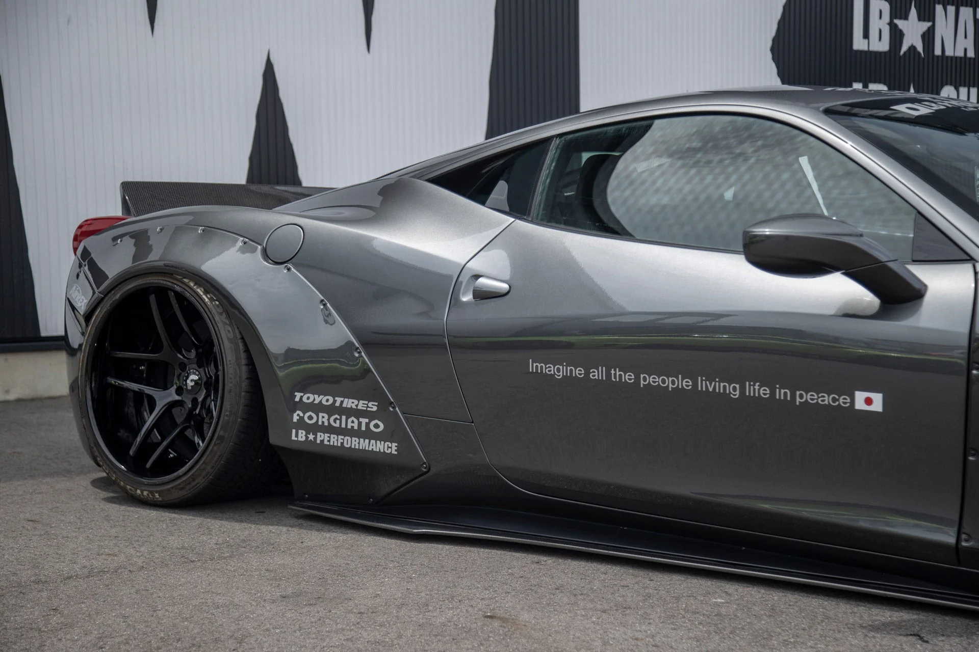 LB WORKS 458 Lip Spoiler complete body kit (CFRP) (LB05-03) - Image 5
