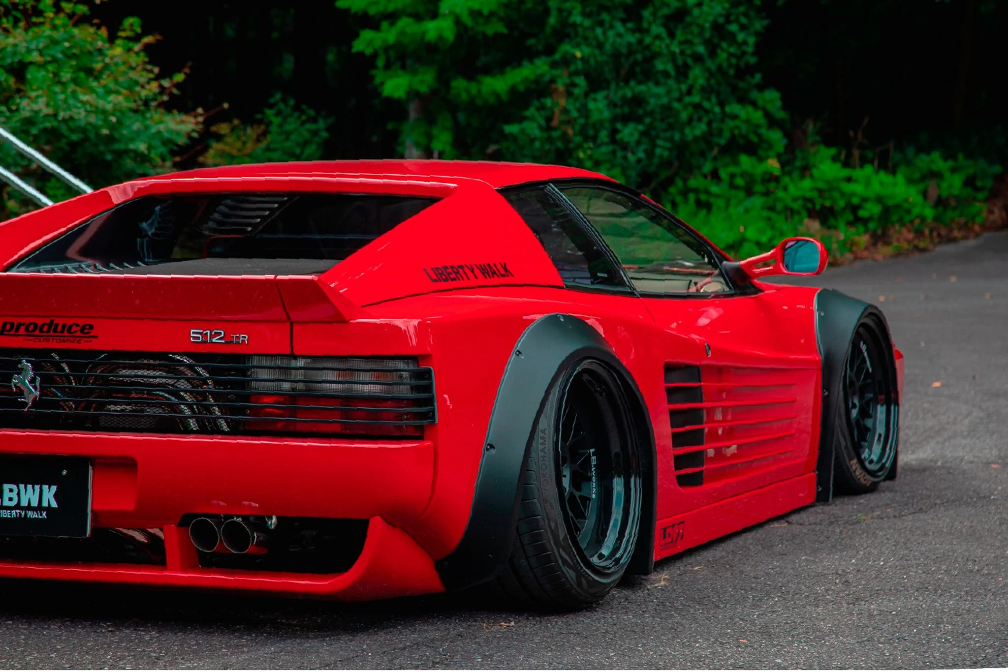 LB WORKS 512 Testarossa Complete Body Kit FRP (LB63-02) - Image 3