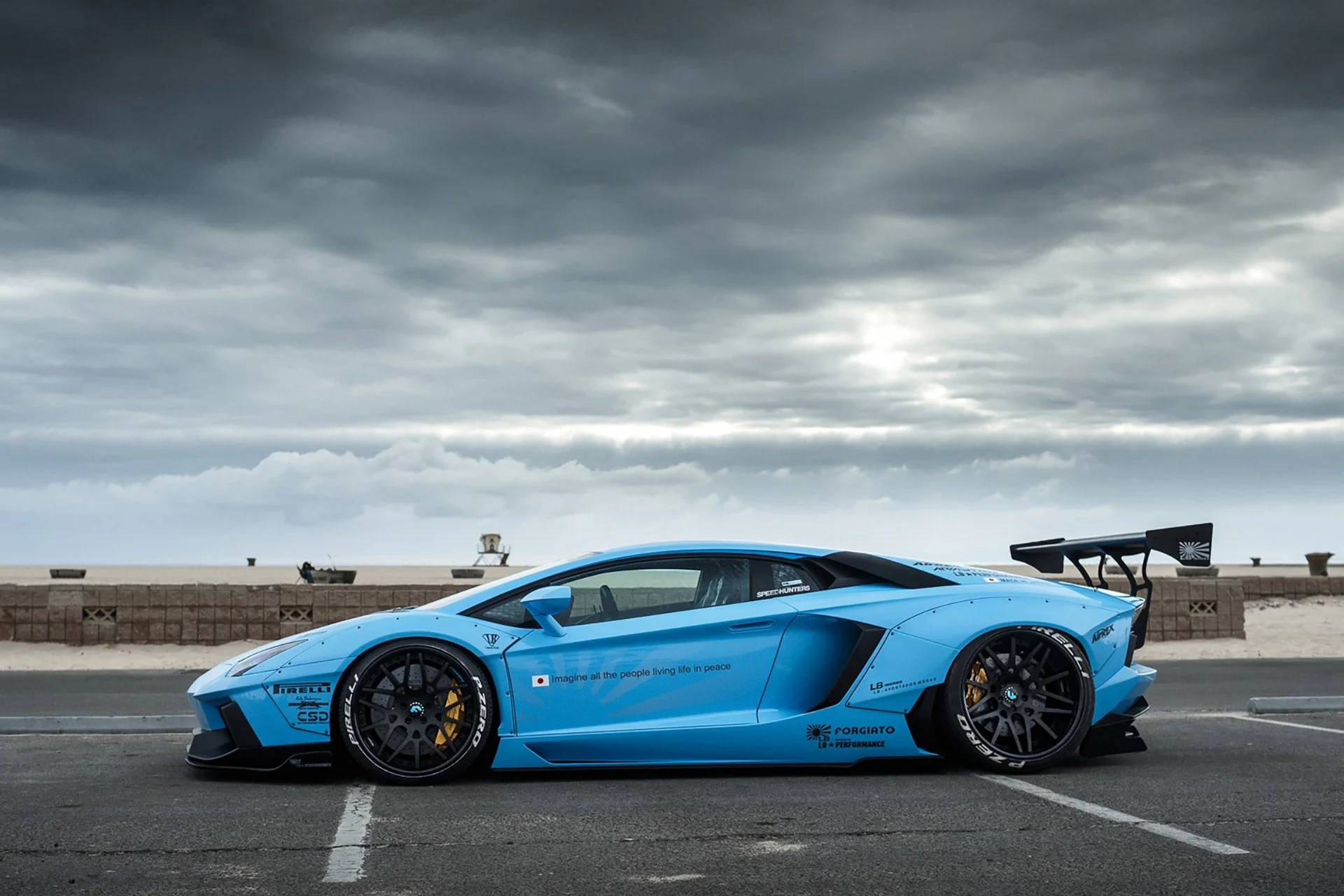 LB WORKS Aventador Complete body kit Type 2 (FRP) (LB02-04) - Image 4