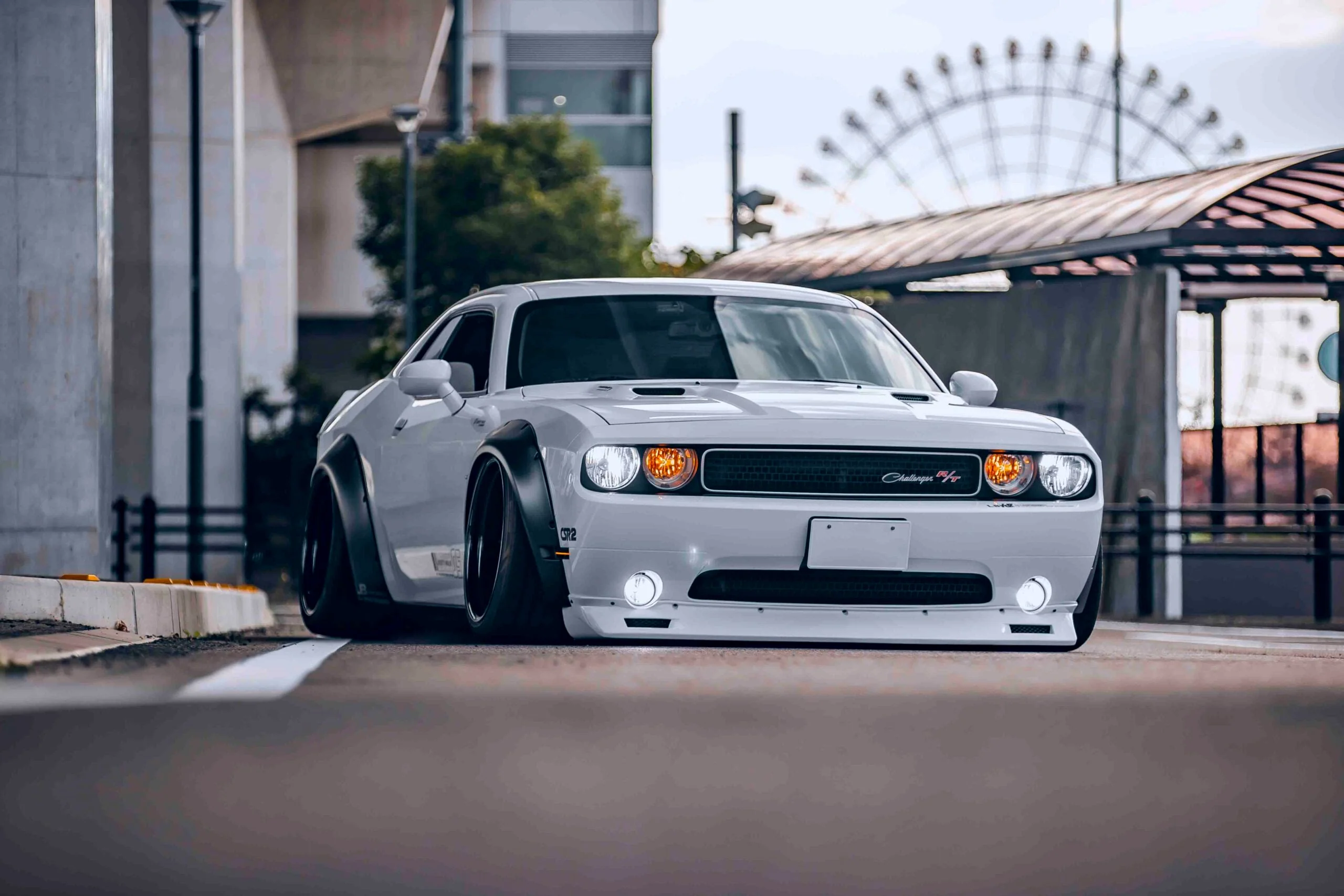 LB WORKS Challenger complete body kit with front lip(FRP) (LB09-02) - Image 3
