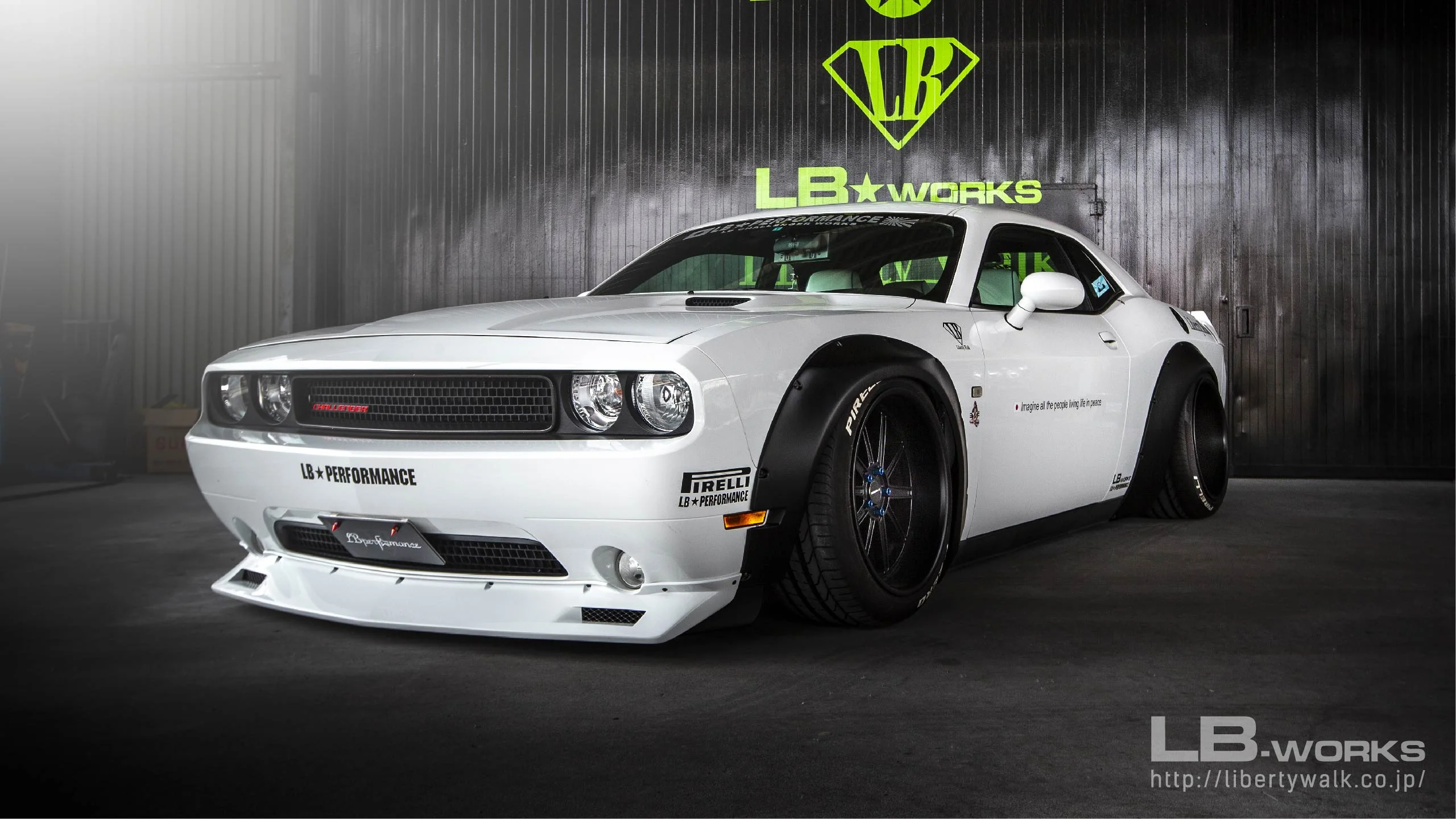 LB WORKS Challenger complete body kit with front lip(FRP) (LB09-02) - Image 4
