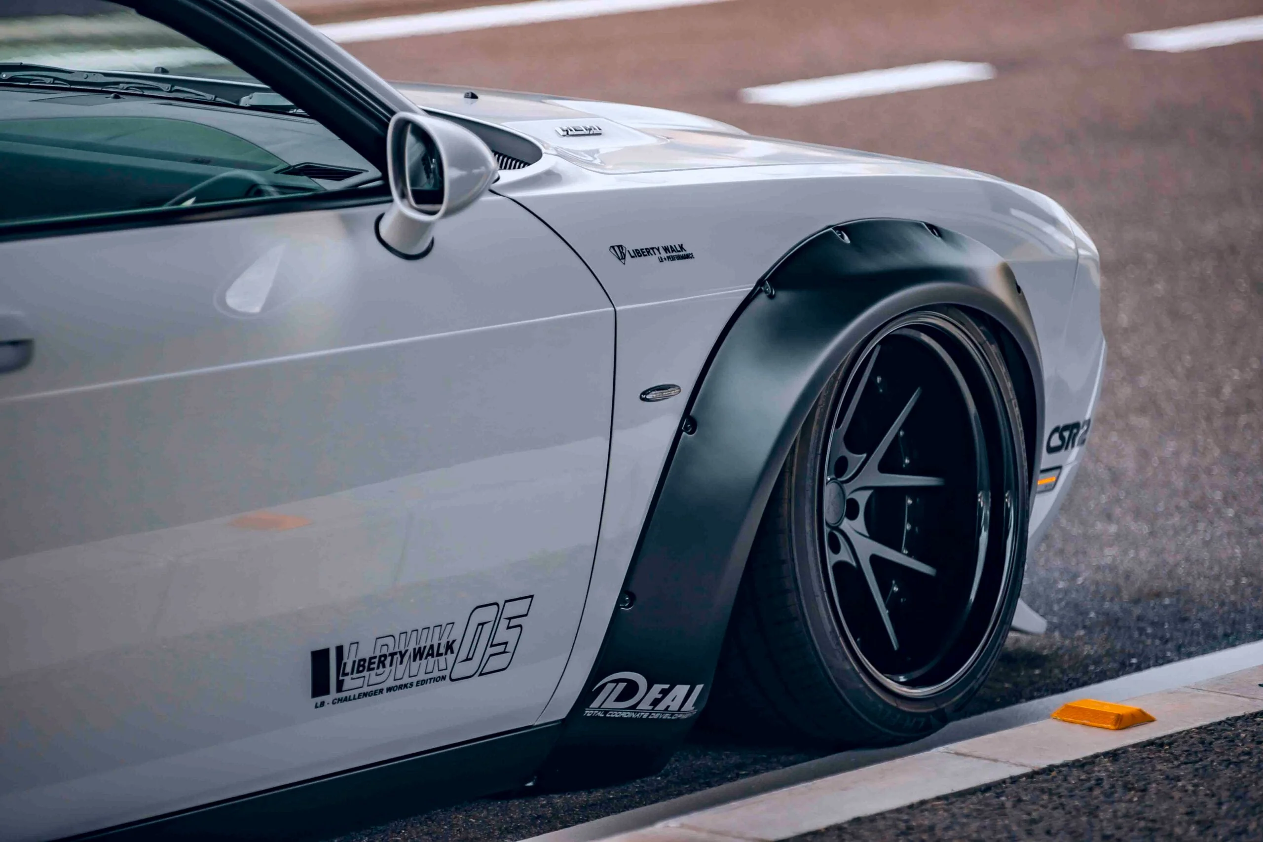 LB WORKS Challenger complete body kit with front lip(FRP) (LB09-02) - Image 5