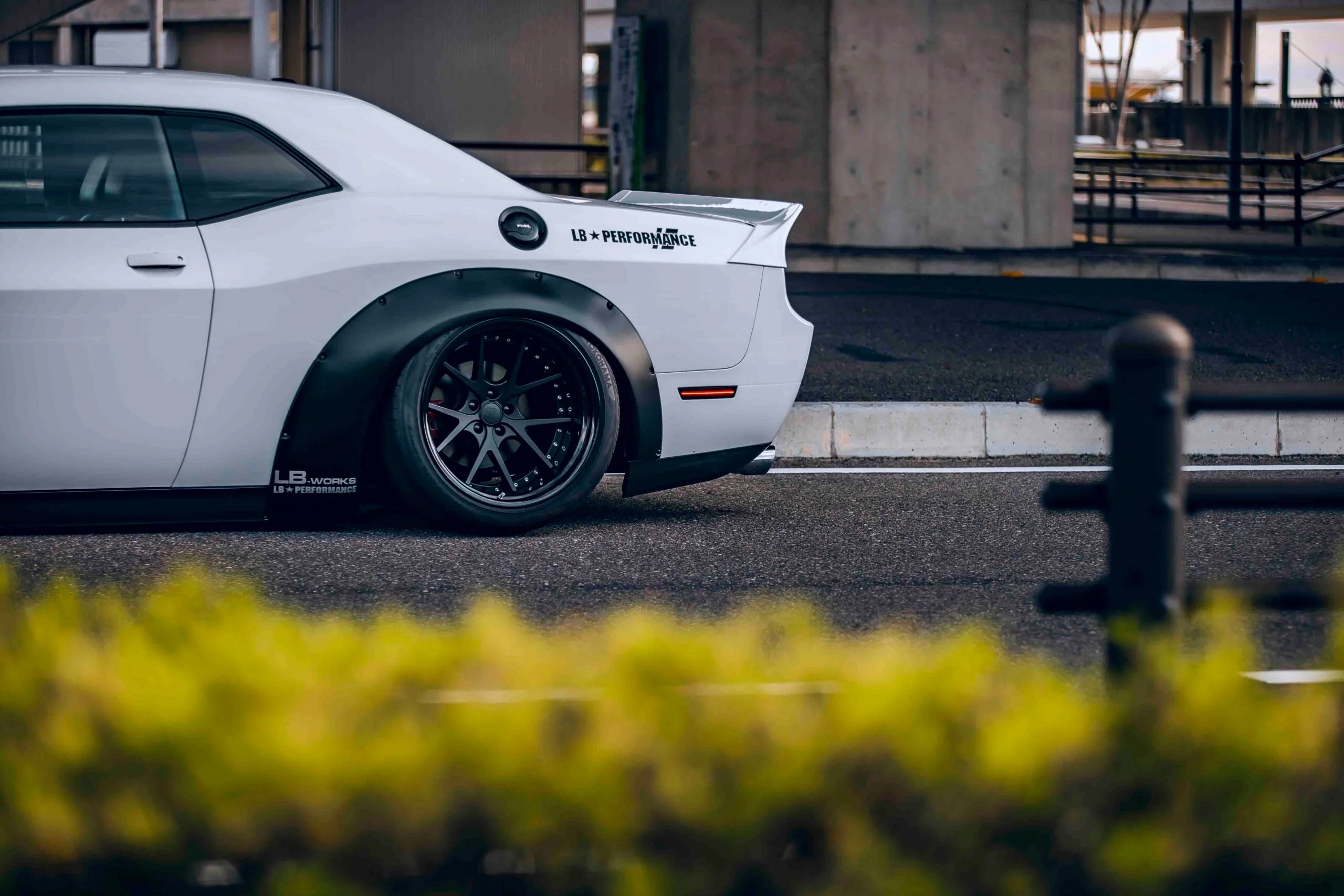 LB WORKS Challenger complete body kit with front lip(FRP) (LB09-02) - Image 6