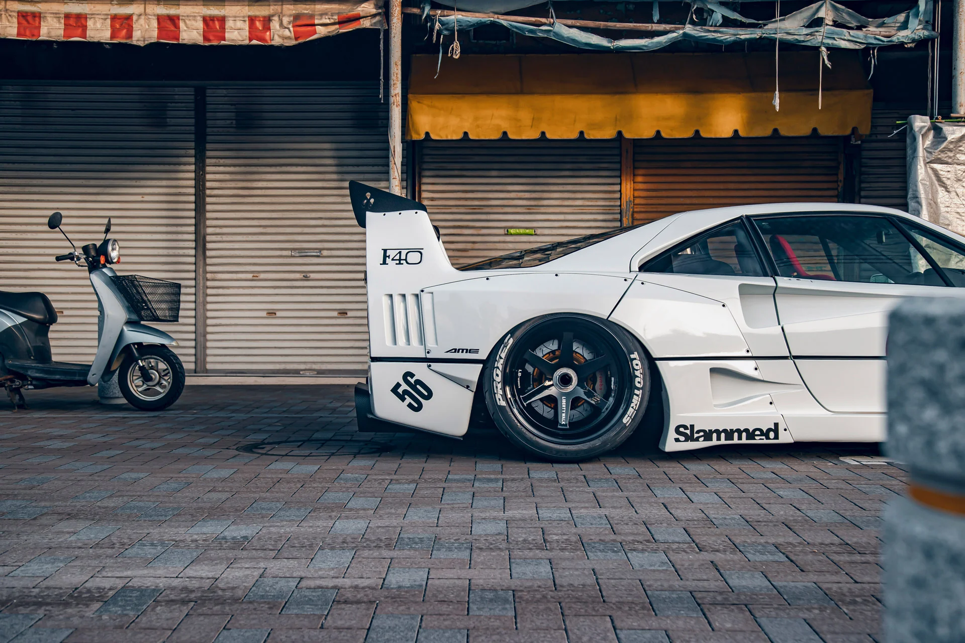 LB WORKS F40 complete body kit (FRP) (LB71-01) - Image 7