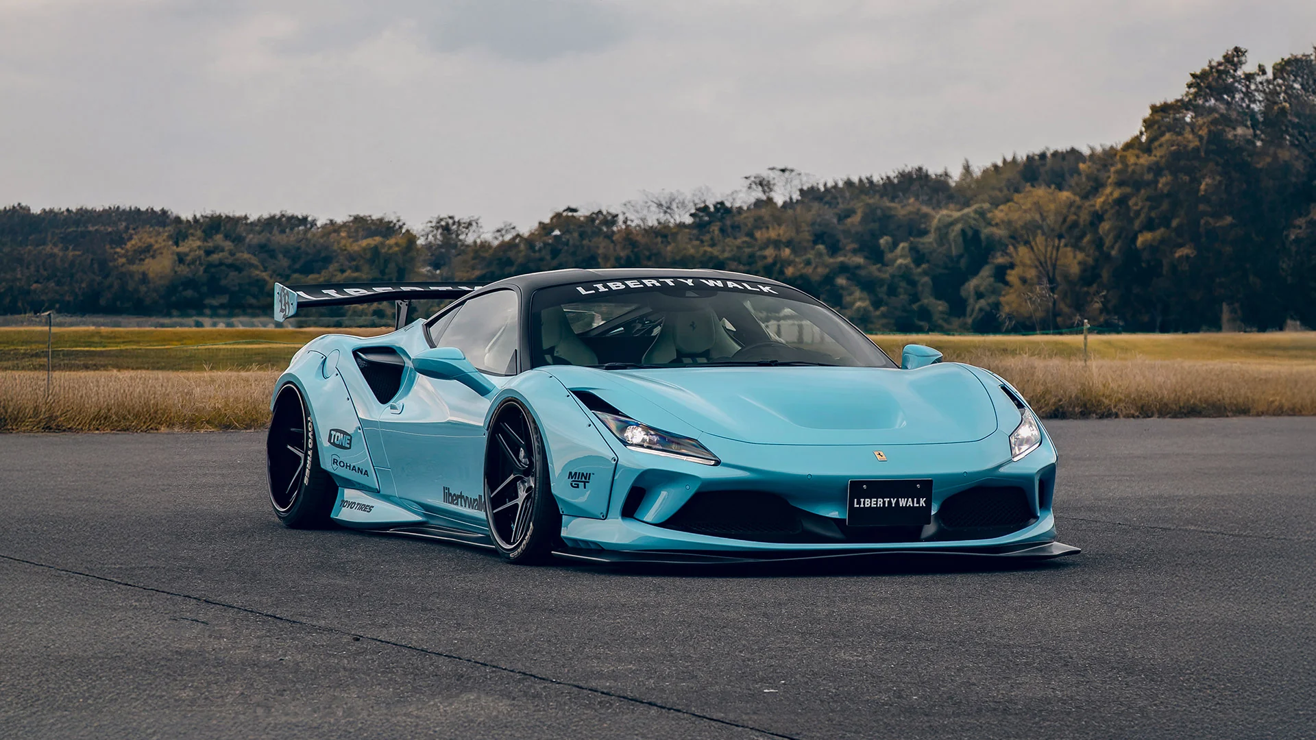 LB Works Ferrari F8 Tributo Complete Body Kit V1 (FRP) (LB79-01) - Image 3