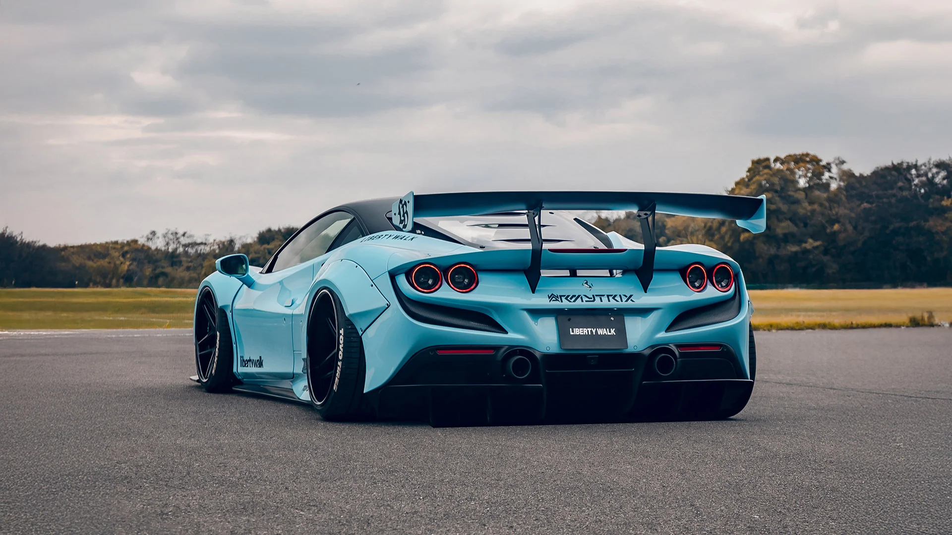 LB Works Ferrari F8 Tributo Complete Body Kit V1 (FRP) (LB79-01) - Image 5