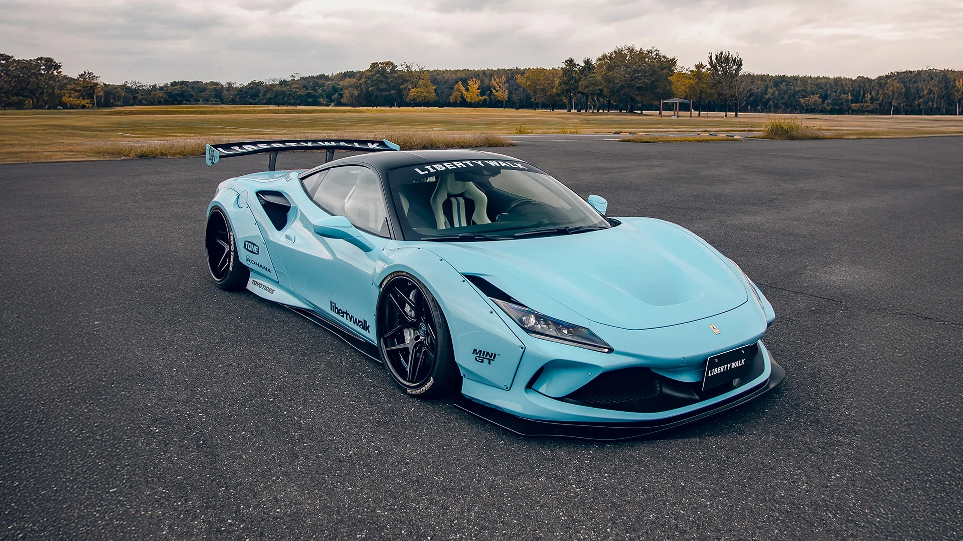 LB Works Ferrari F8 Tributo Complete Body Kit V1 (FRP) (LB79-01) - Image 8