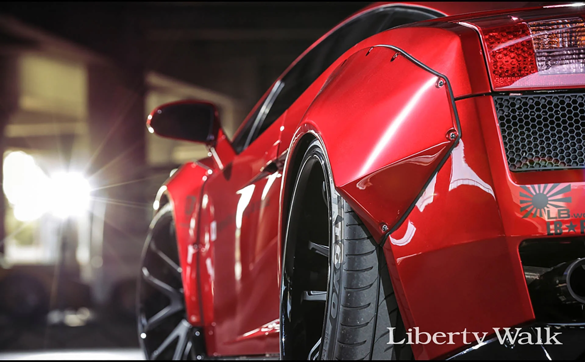 LB WORKS Gallardo complete body kit Ver.2(FRP) (LB08-01) - Image 11