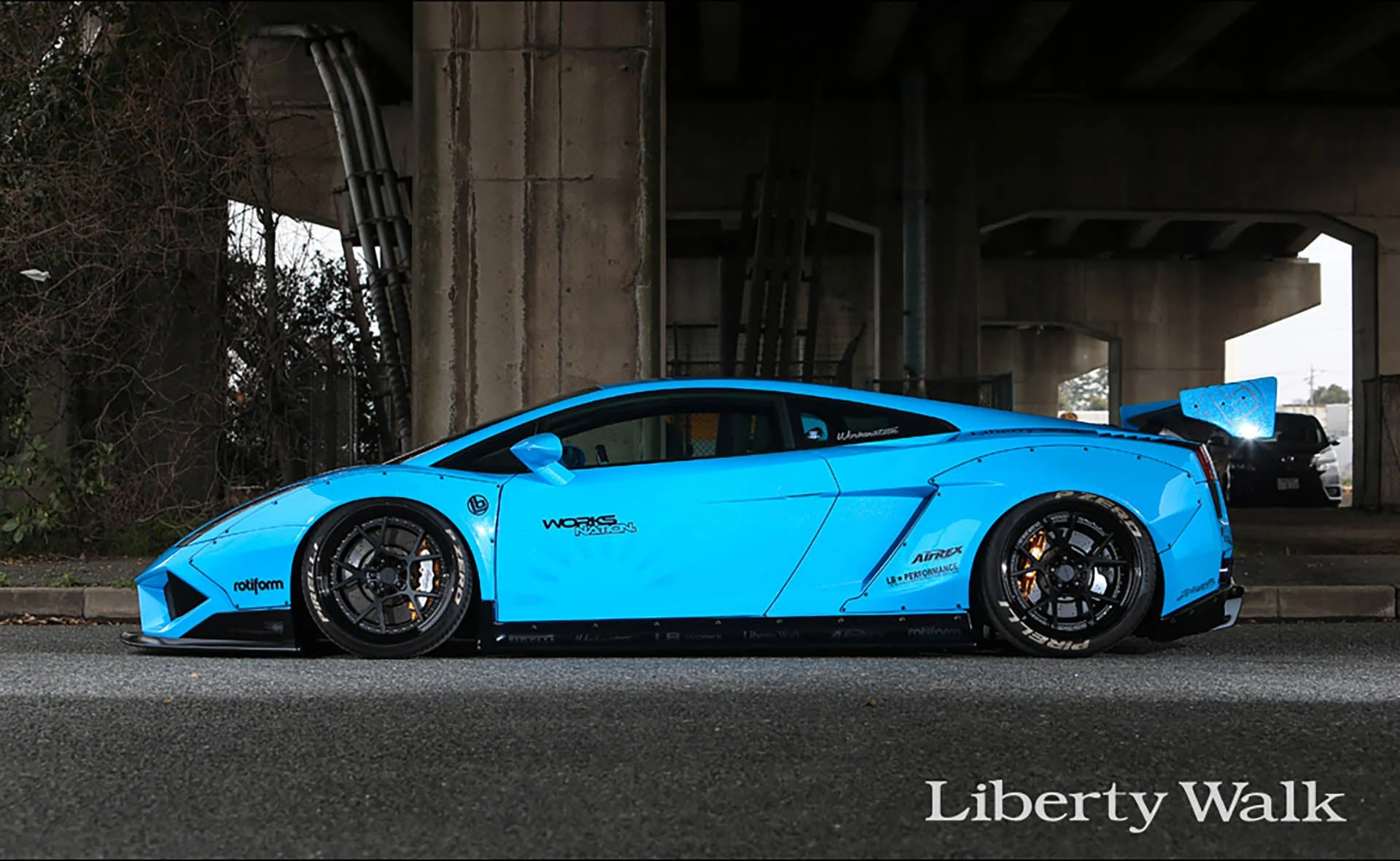 LB WORKS Gallardo complete body kit Ver.2(FRP) (LB08-01) - Image 3