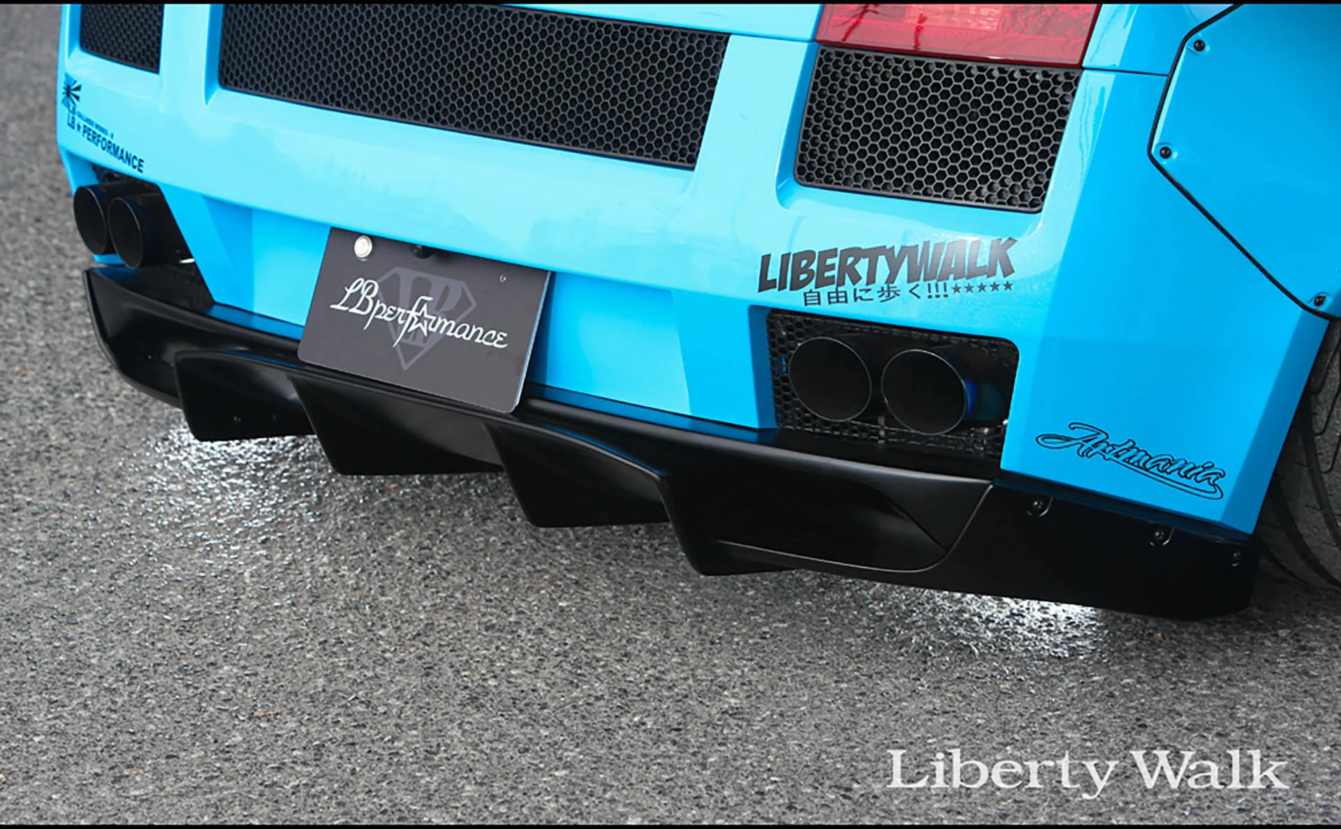 LB WORKS Gallardo complete body kit Ver.2(FRP) (LB08-01) - Image 4