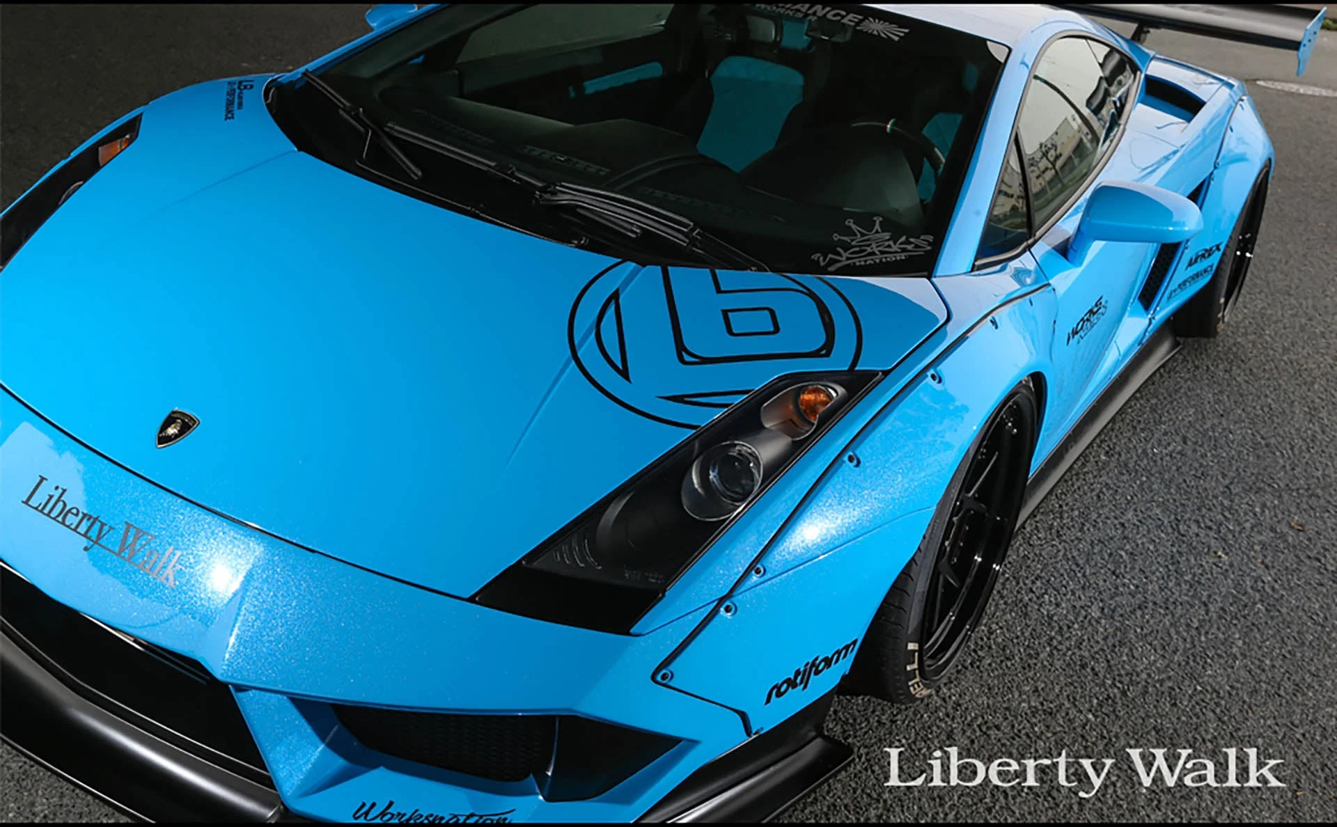 LB WORKS Gallardo complete body kit Ver.2(FRP) (LB08-01) - Image 8