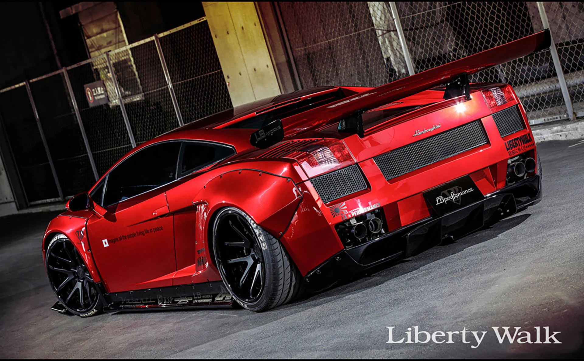 LB WORKS Gallardo complete body kit Ver.2(FRP) (LB08-01) - Image 9