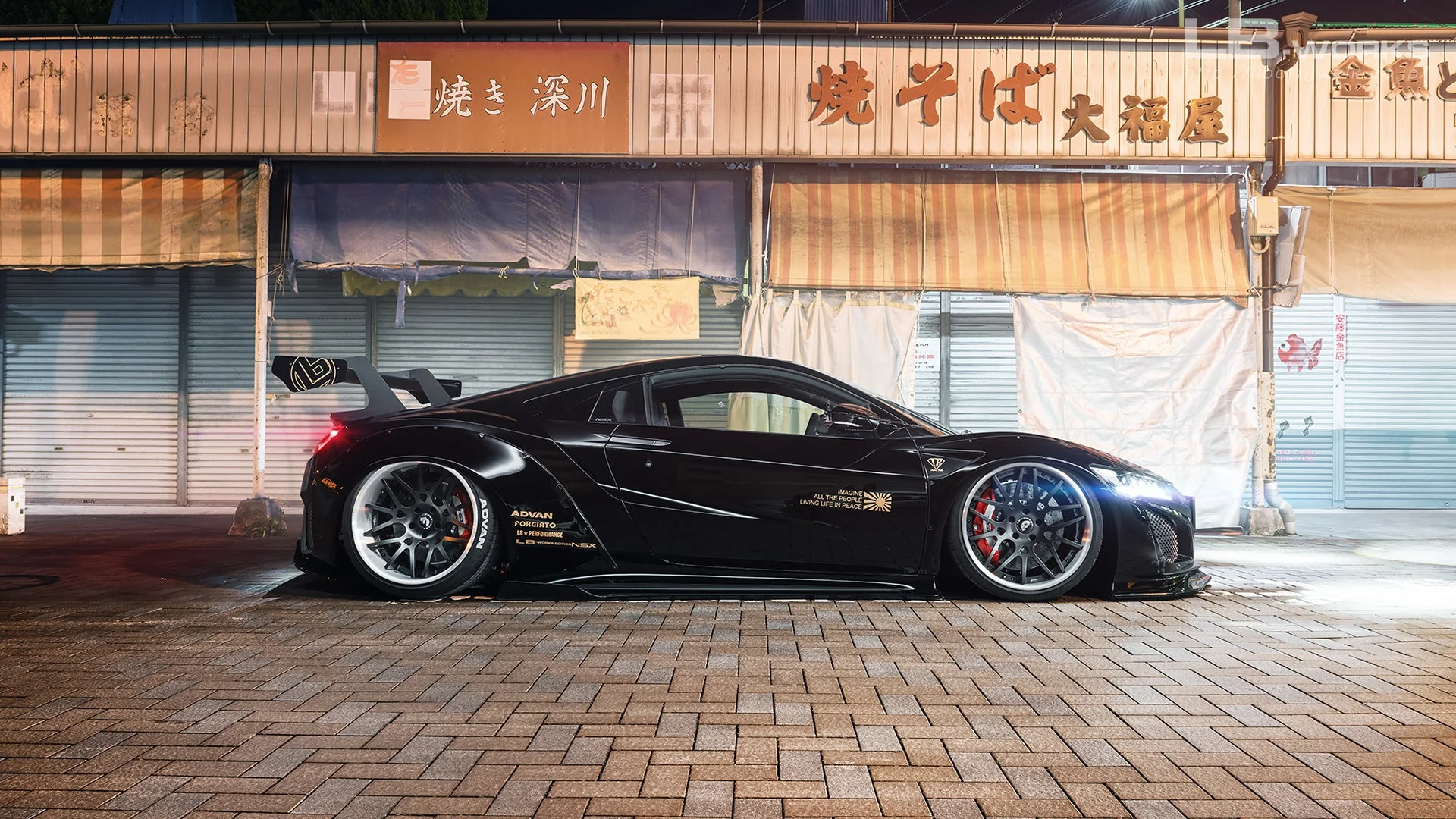 LB WORKS Honda NSX ver.1 Complete Body Kit FRP (LB32-01) - Image 2