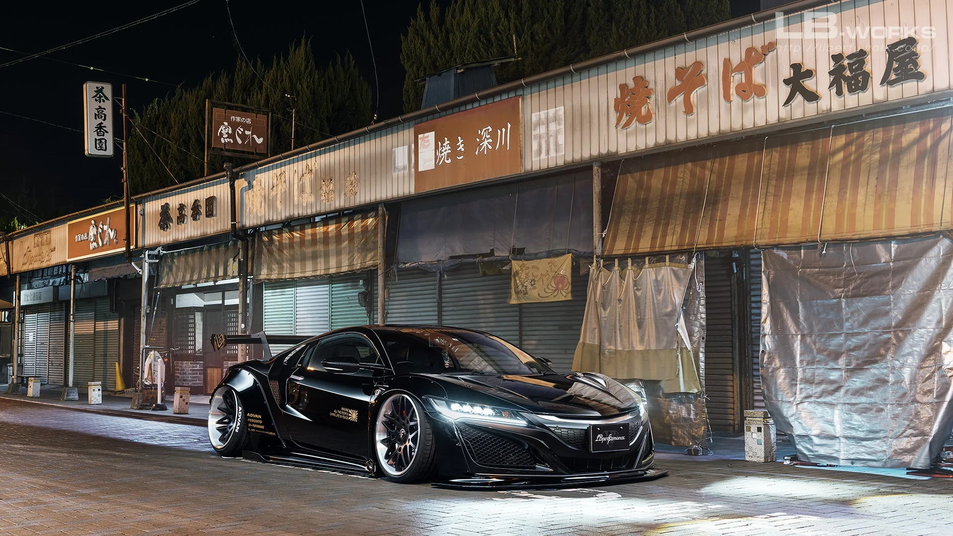 LB WORKS Honda NSX ver.1 Complete Body Kit FRP (LB32-01) - Image 3