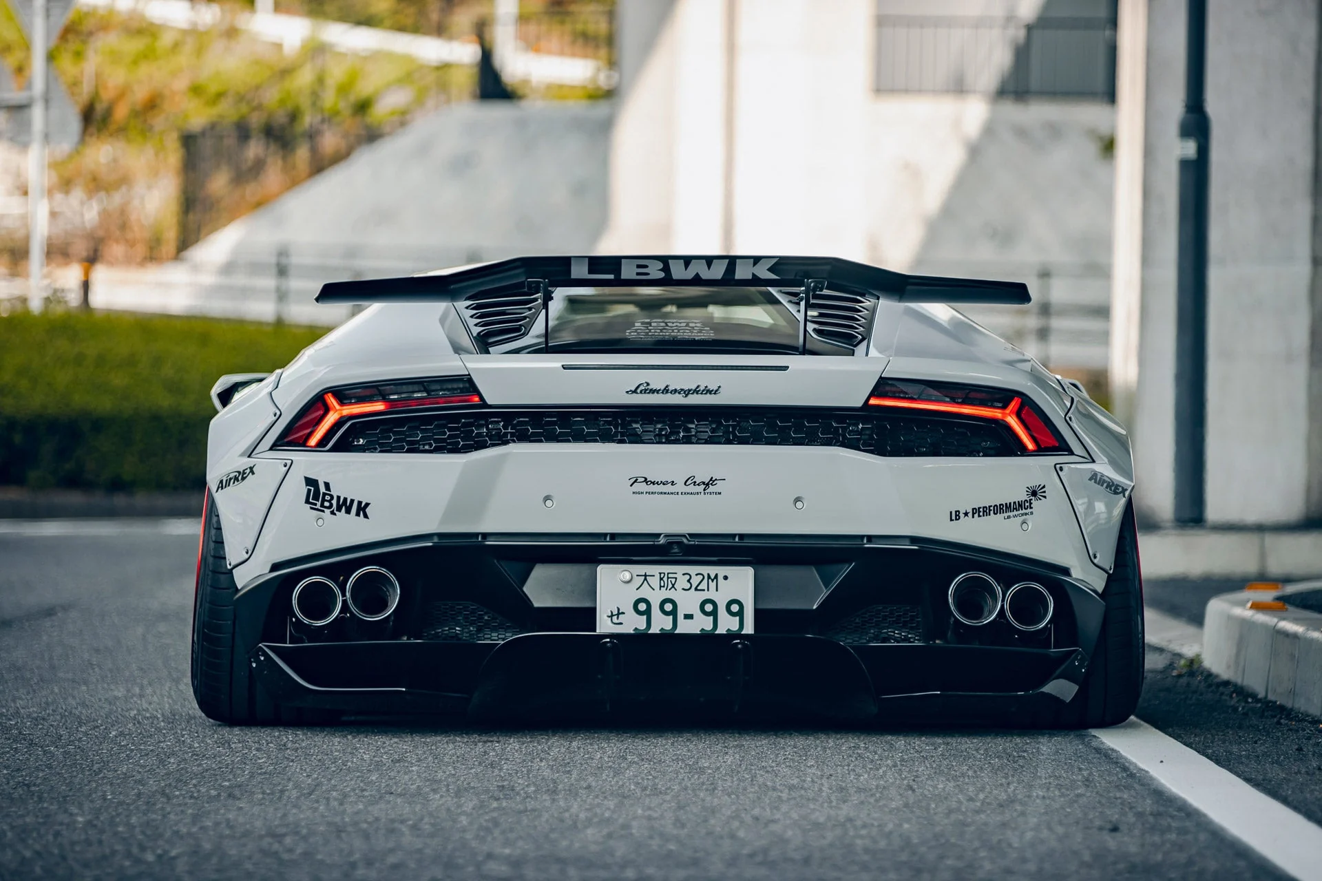 LB WORKS Huracan ver.1 complete body kit with exchange fender type (FRP) (LB13-15) - Image 5