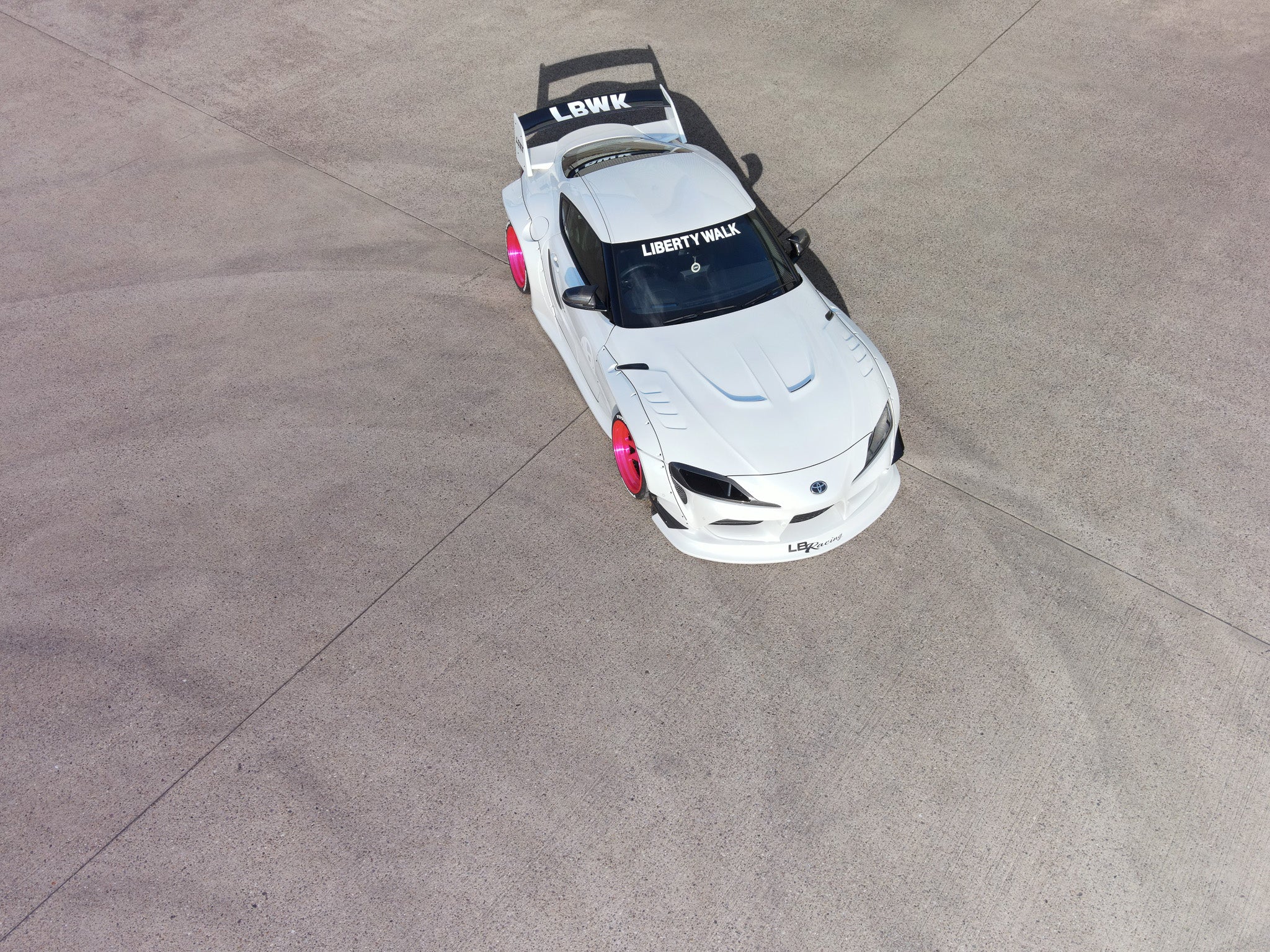 LB WORKS Supra GT v.2 (A90) Complete Body Kit FRP with Bonnet/Hood (LB57-12) - Image 5