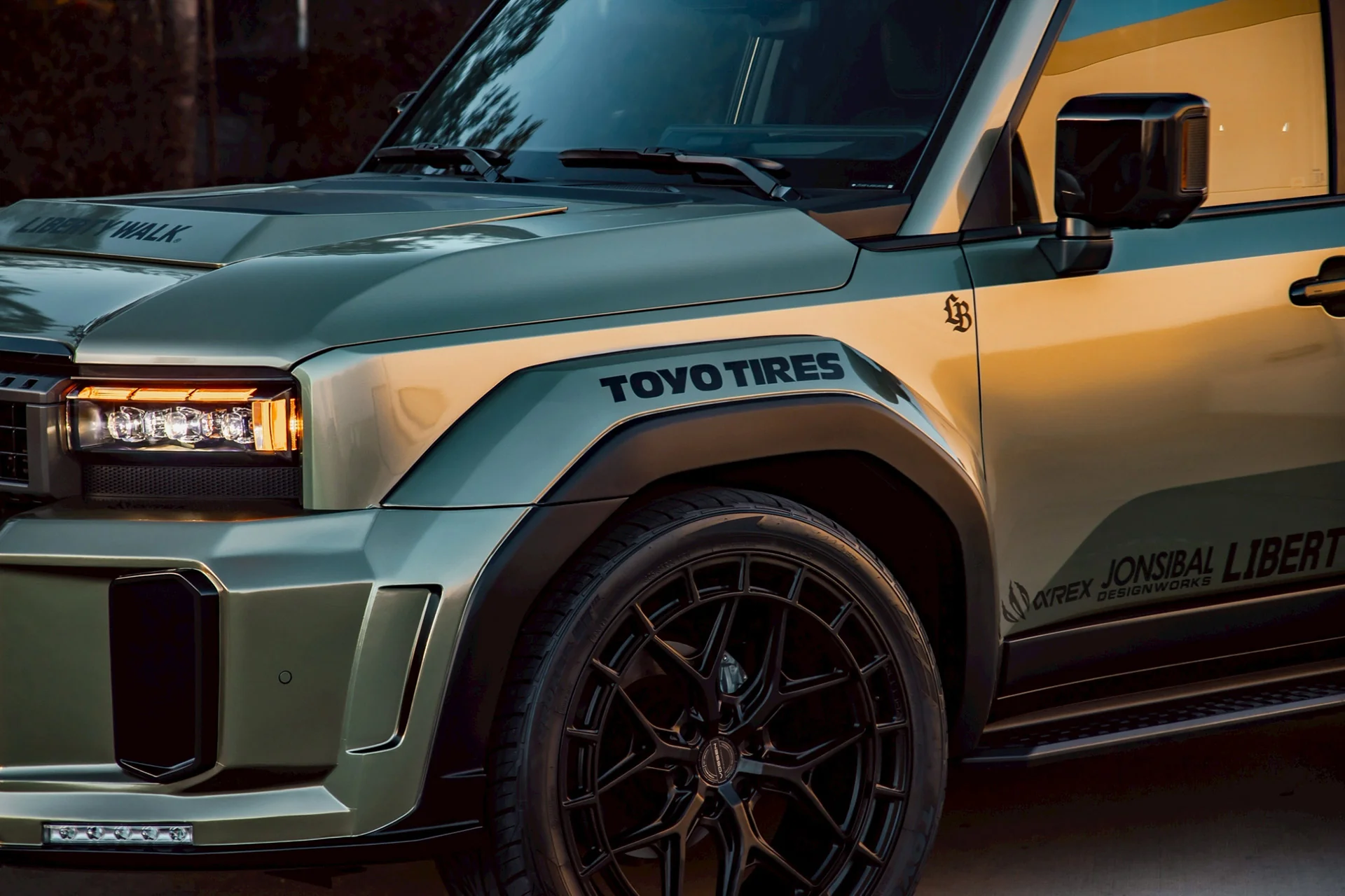 LB WORKS Toyota Land Cruiser 250 Complete body kit (LB88-01) - Image 13